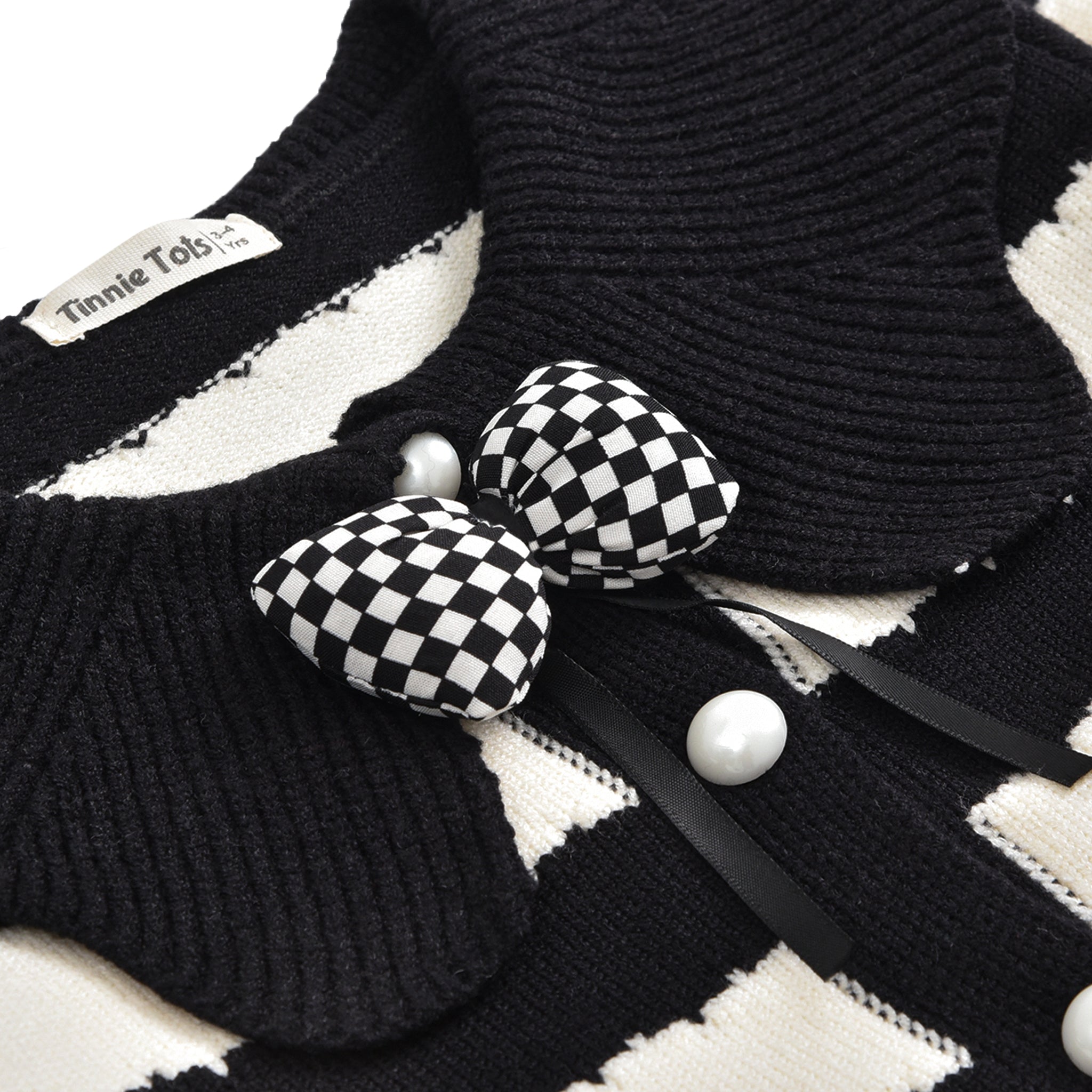 Black Striped Cardigan