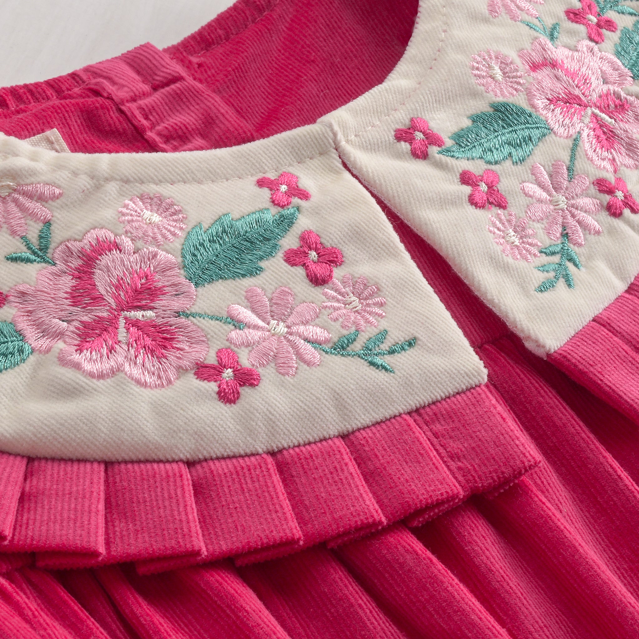 The Pink Statement Collar Dress