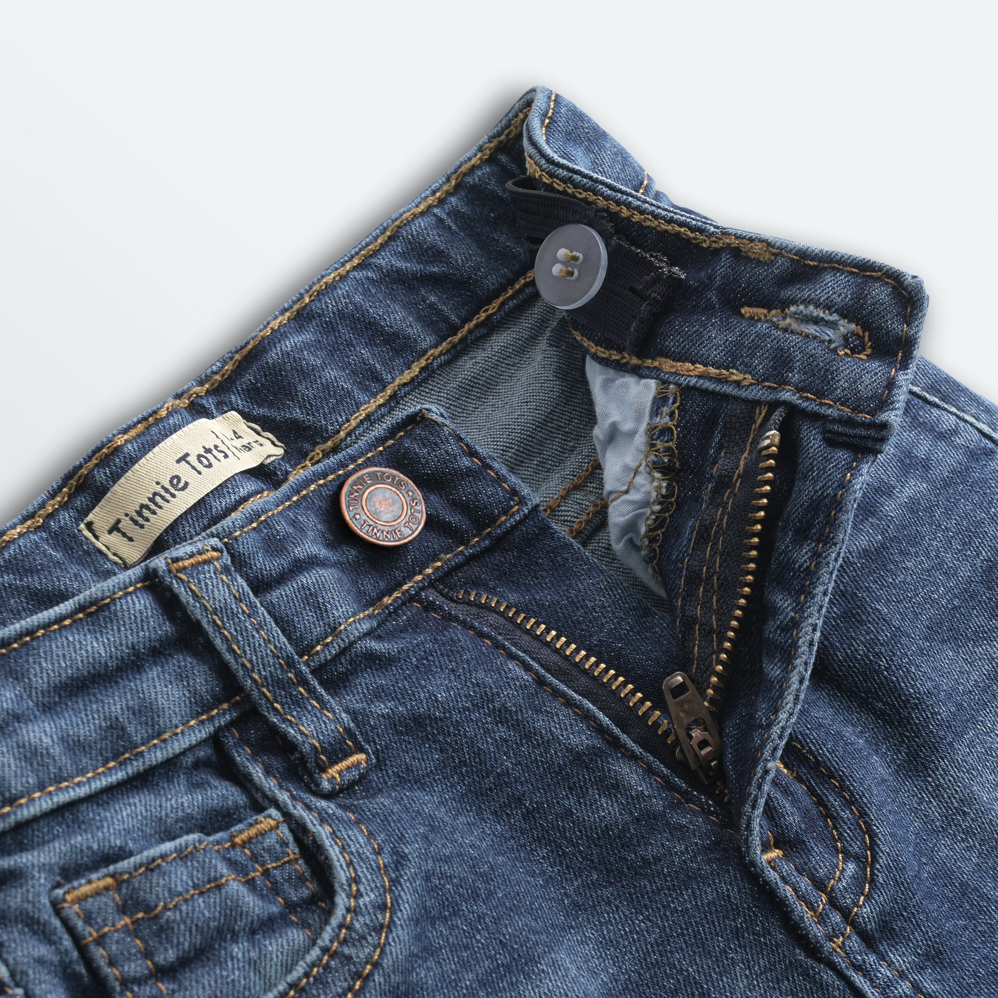 Mid Blue Boys Jeans