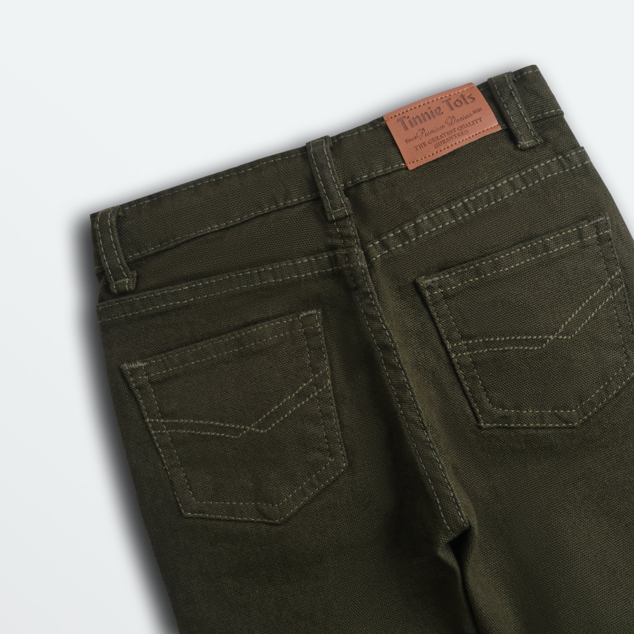 Olive Canvas Jeans