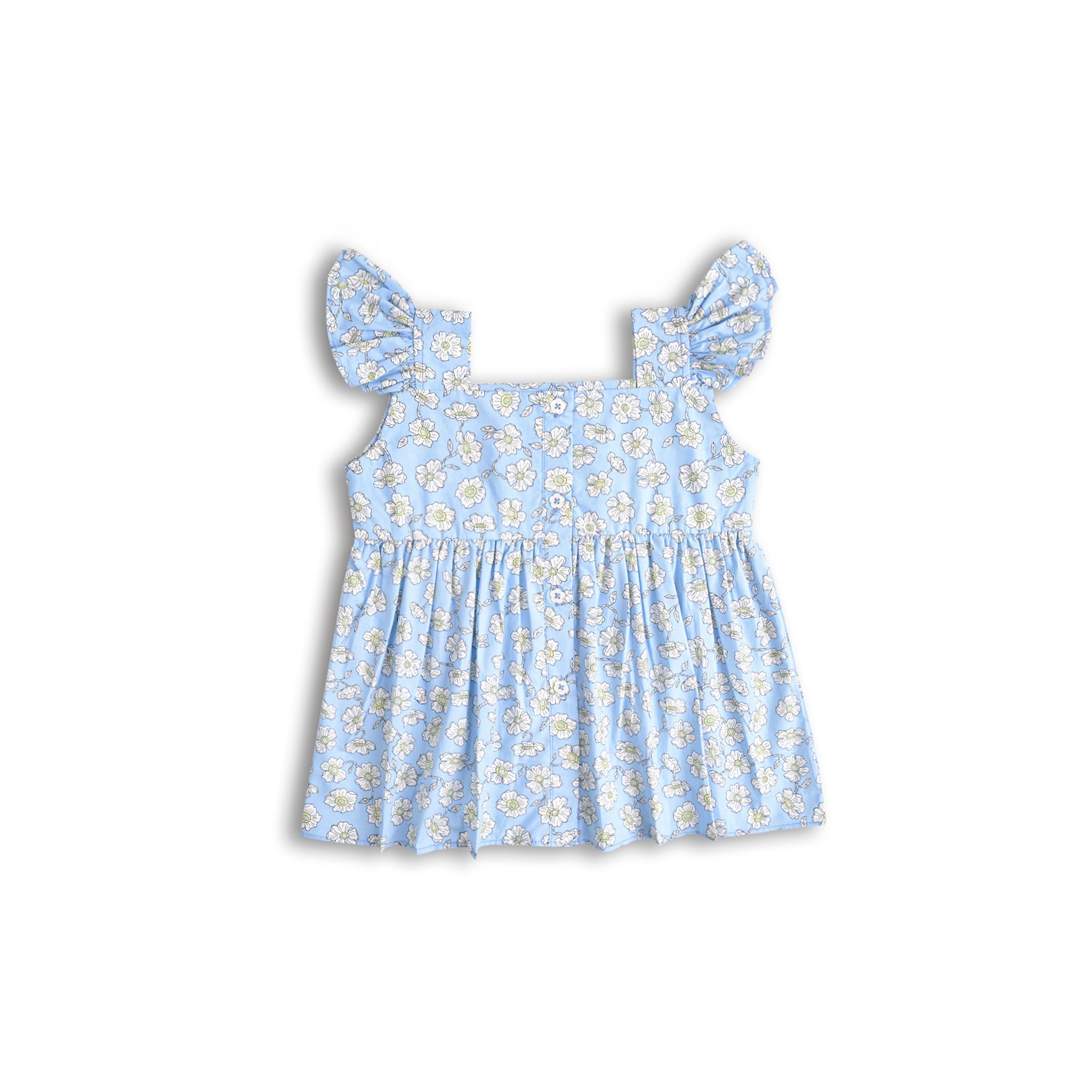 Ice Blue Floral Co-ord Set (2pc)