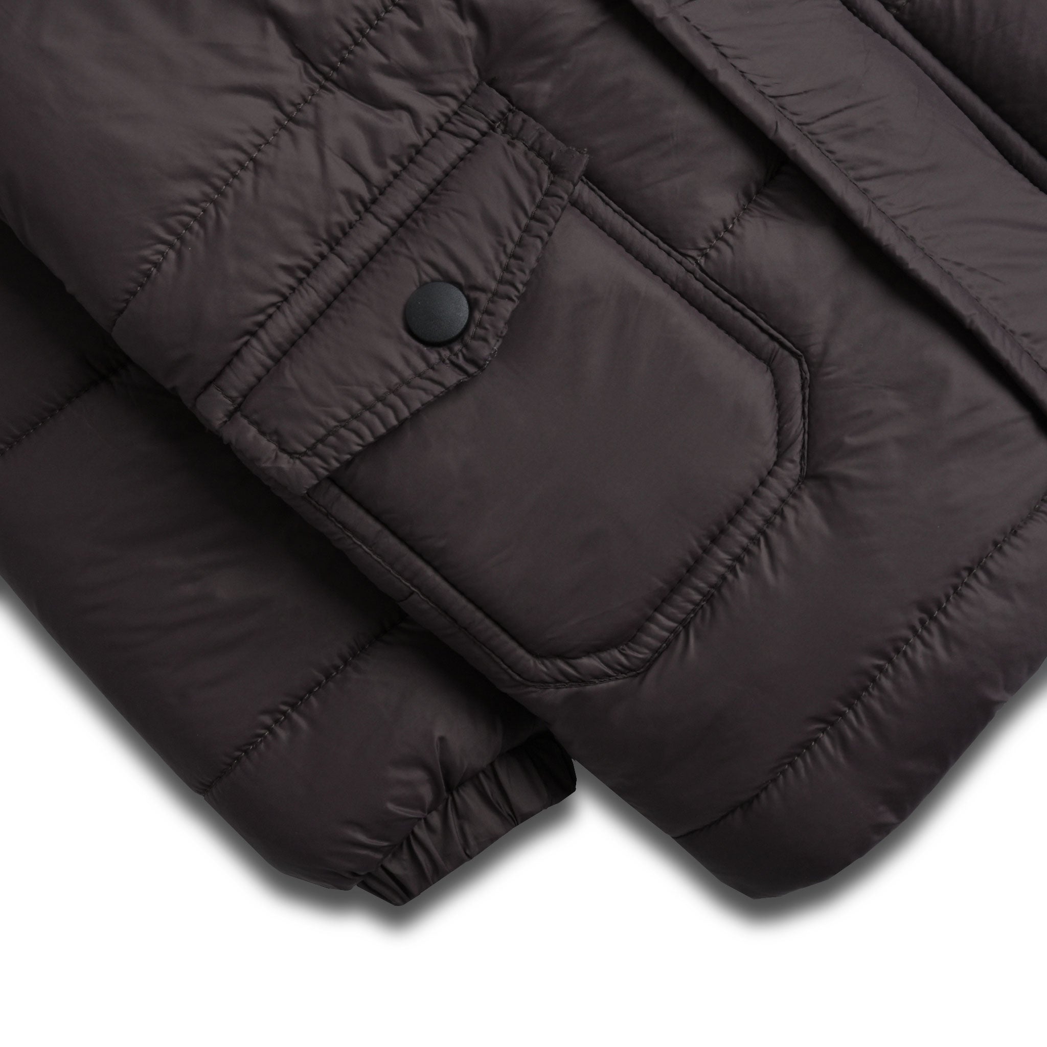 Dark Brown Puffer Jacket
