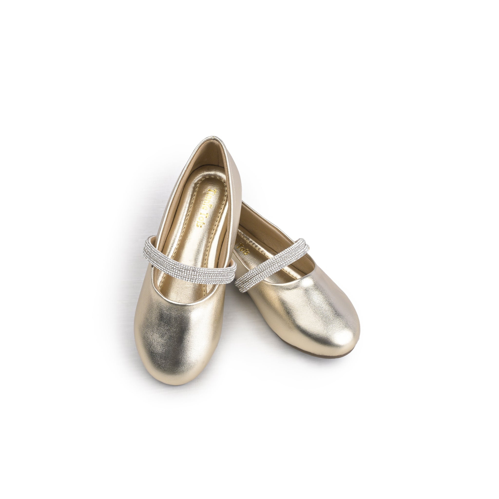 Soft Gold Embellished Pumps