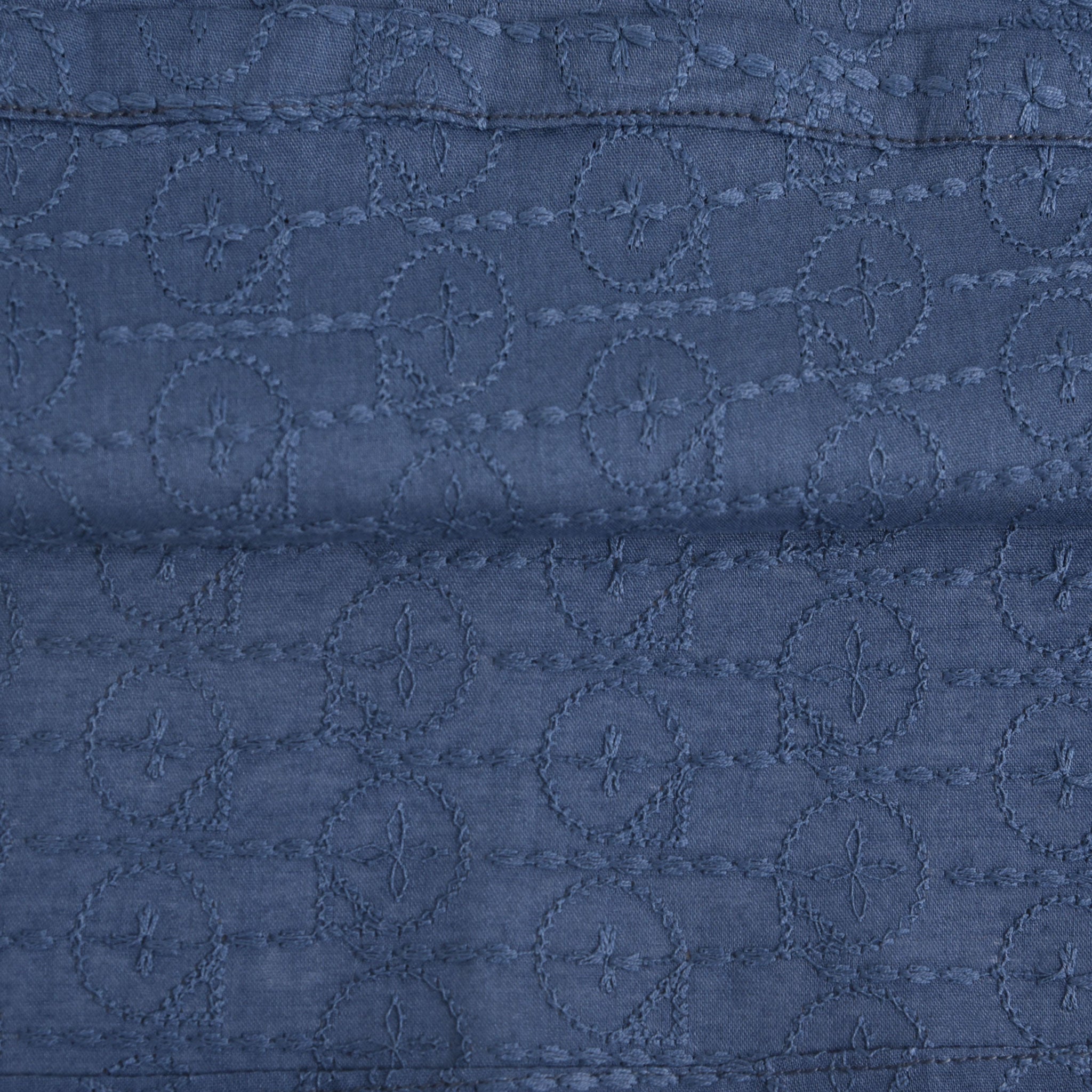 Blue Embroidered Kurta