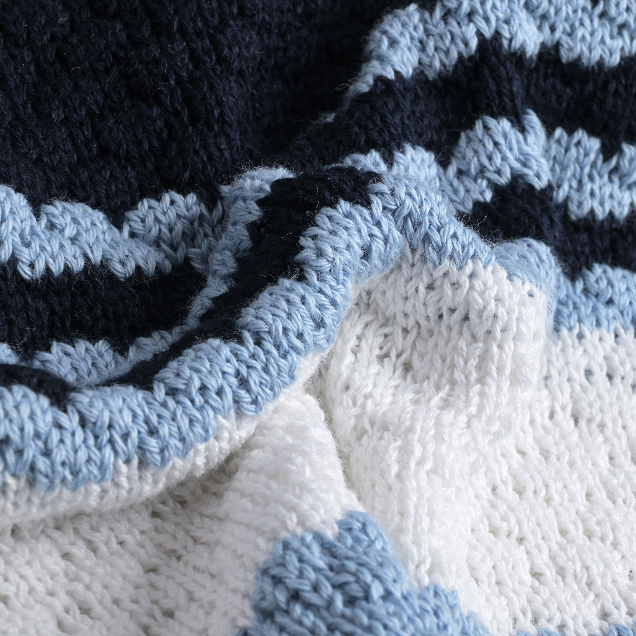 Blue Knitted Sweater Set (2pc)