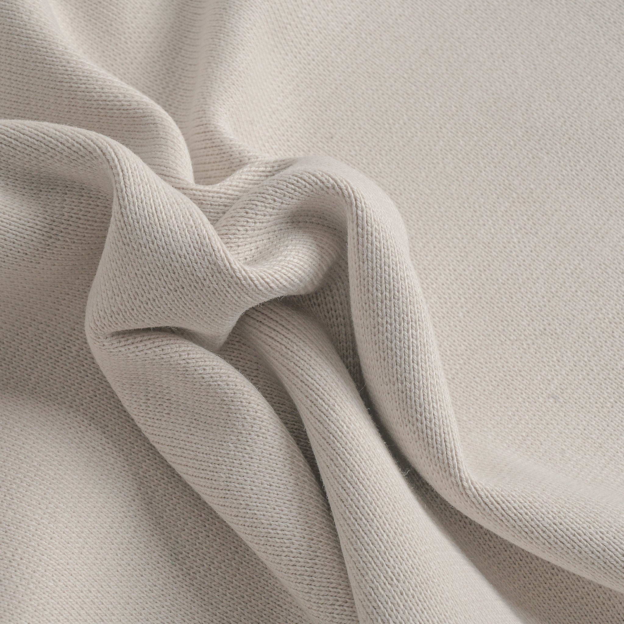 Cream Mock Neck