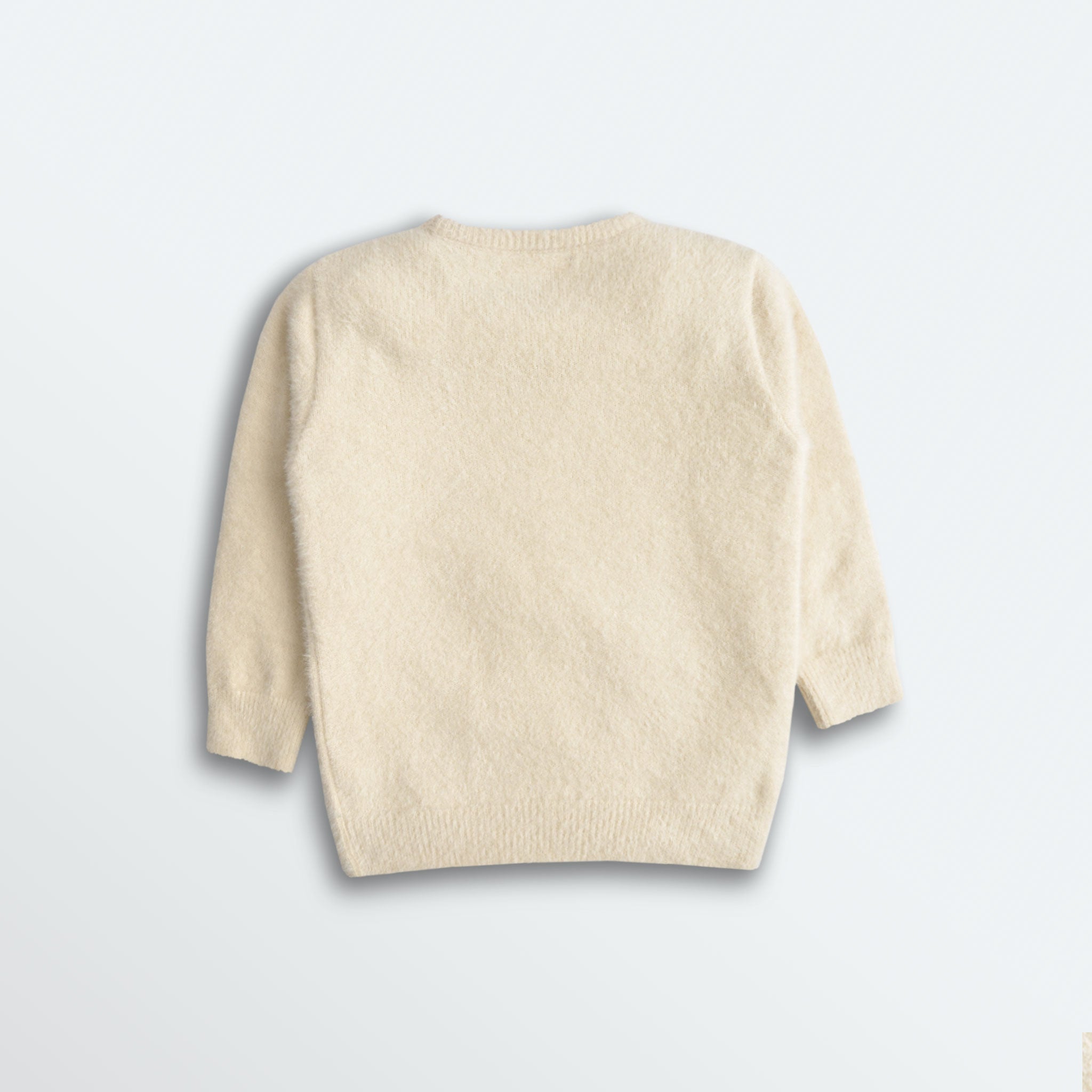 Rabbit Wool Embroidered Sweater