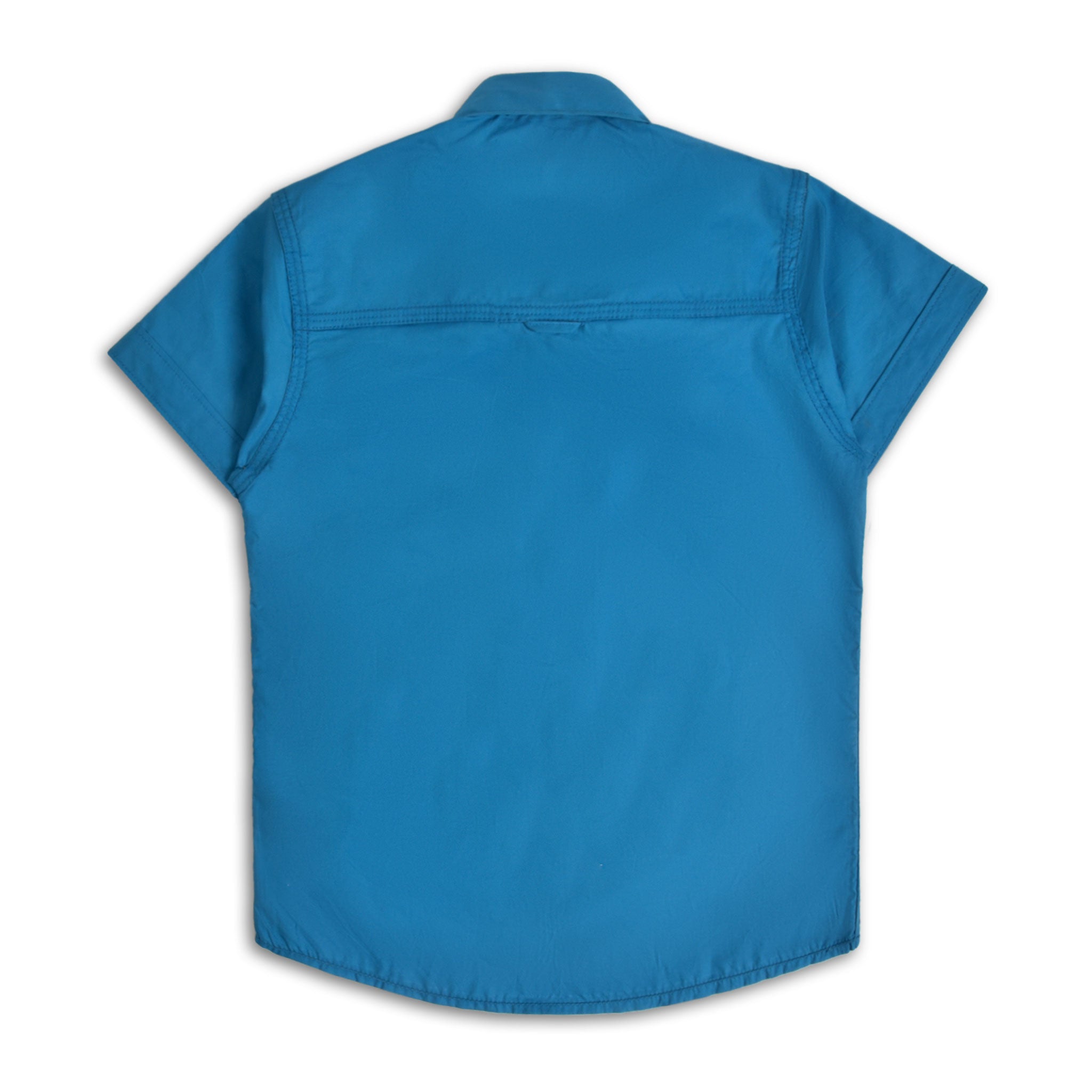 Cerulean Blue Casual Shirt