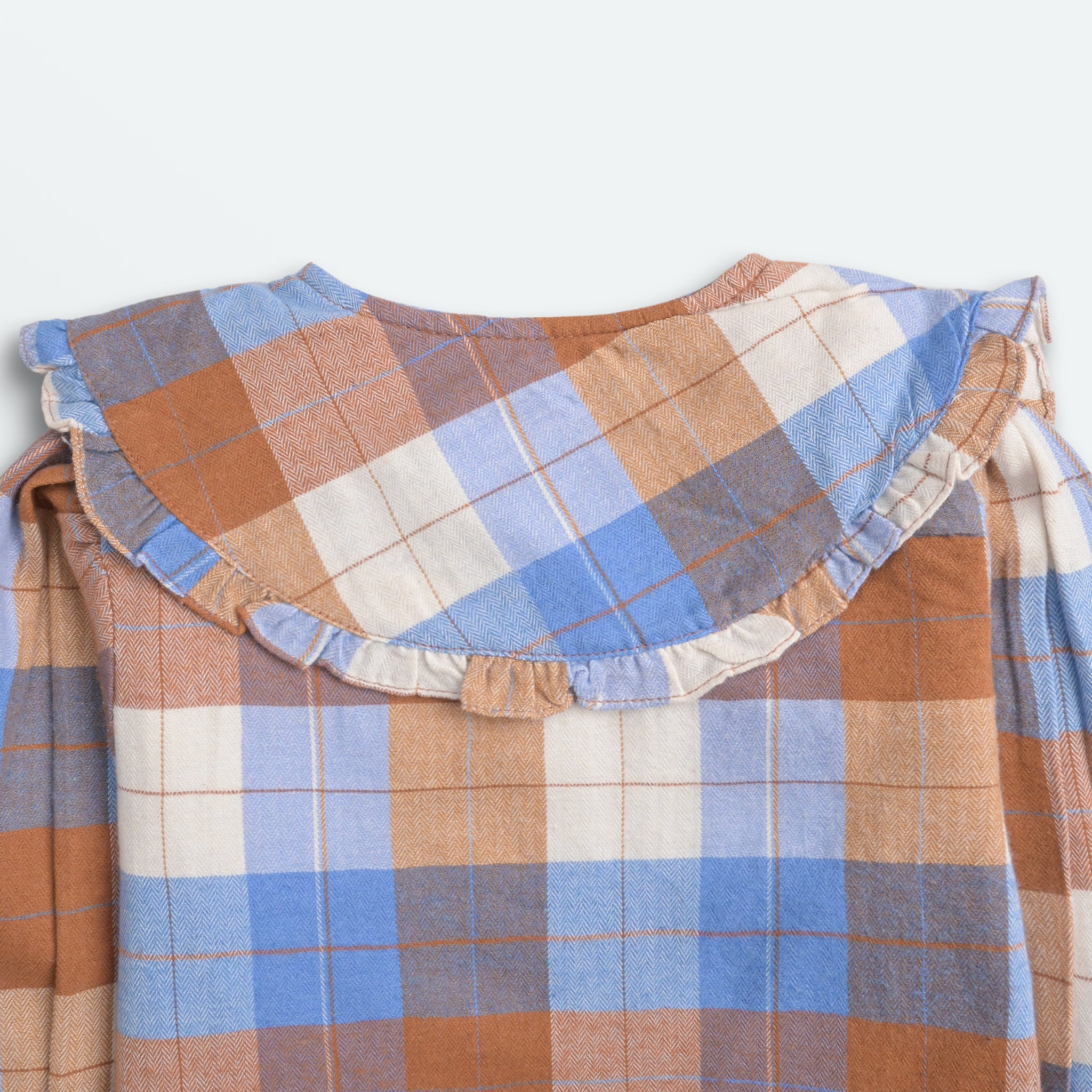 Oxford Checkered Flannel Top