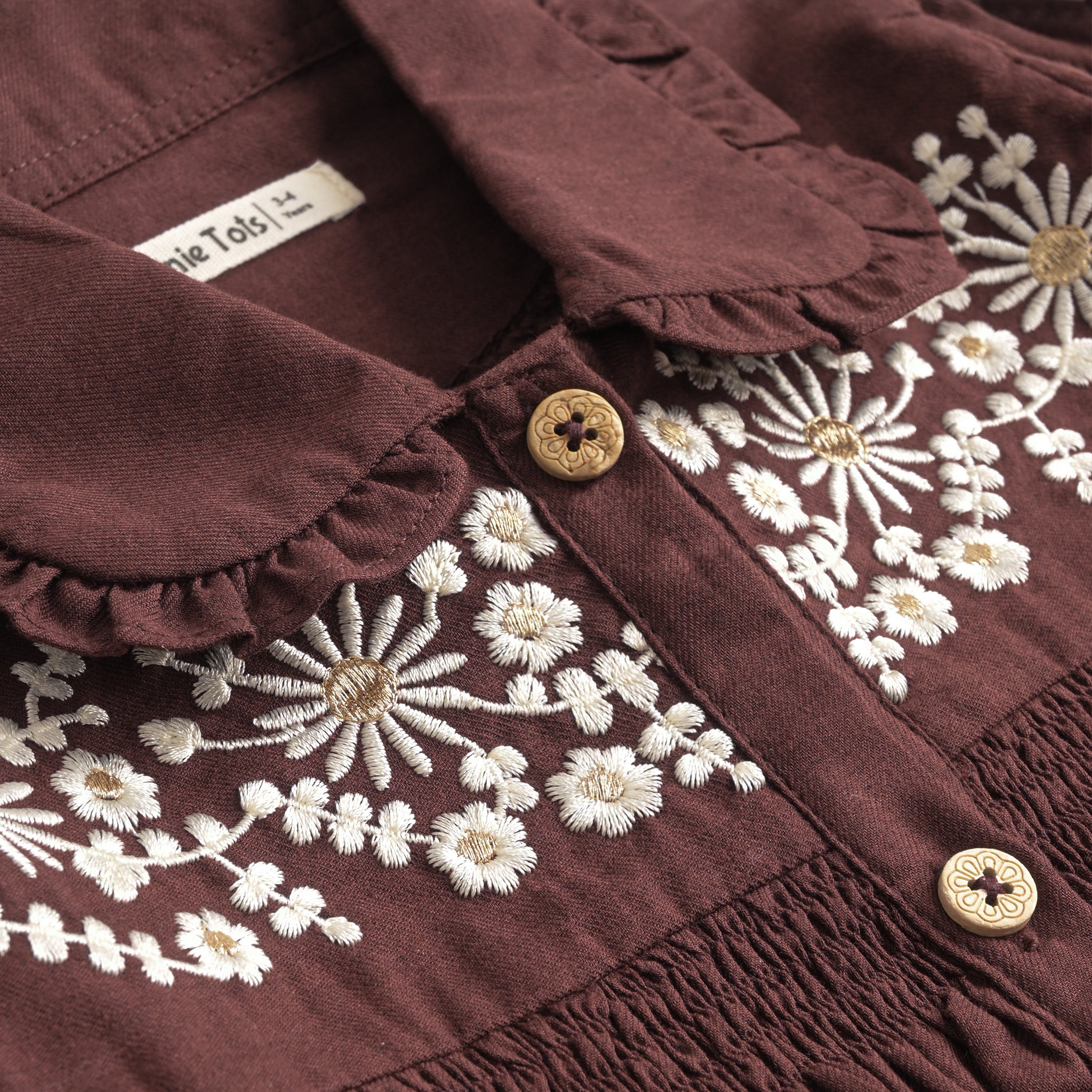 Elizabeth Floral Embroidered Dress