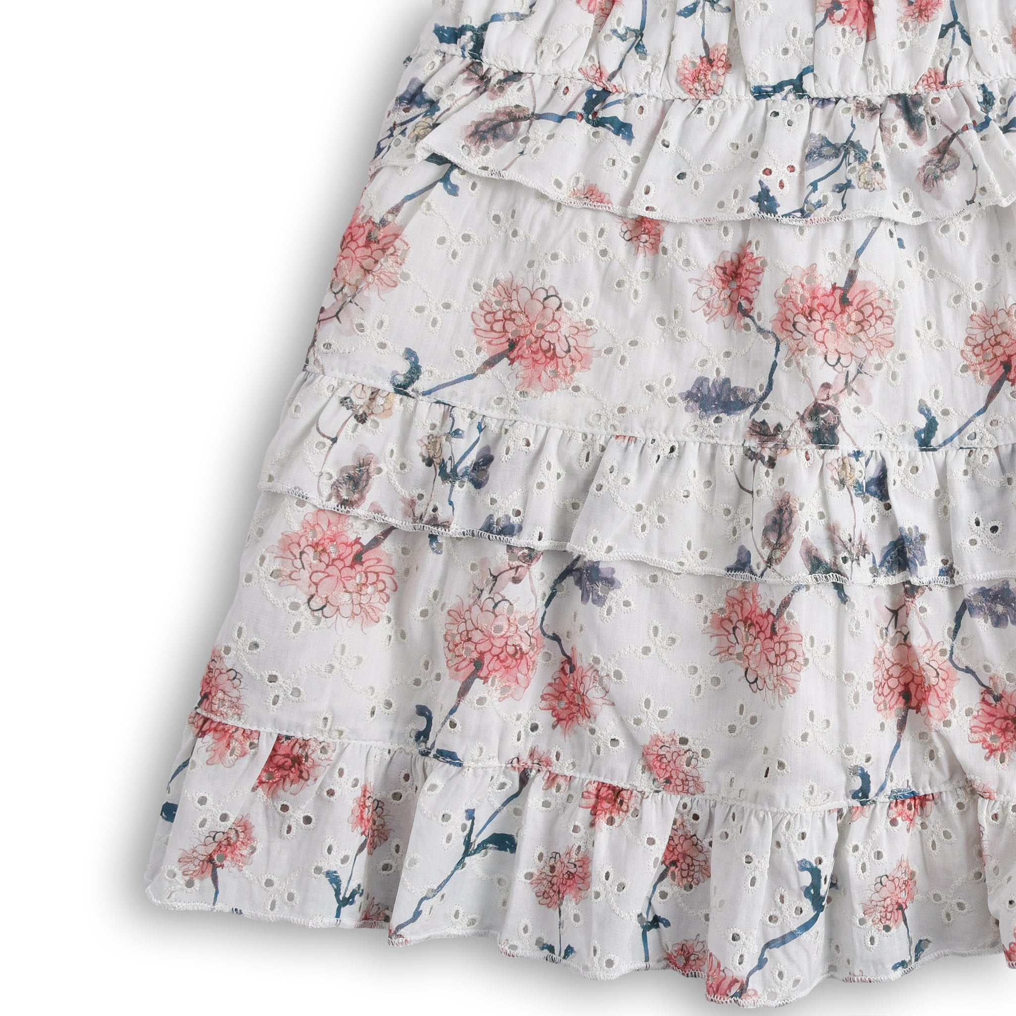 Floral Chikankari Dress