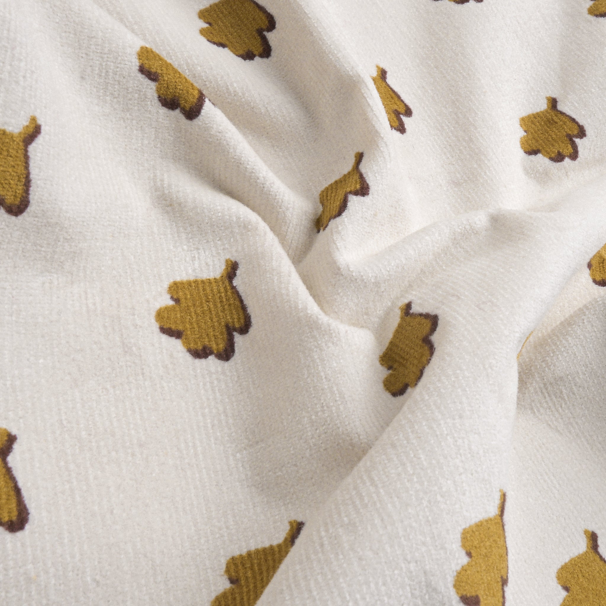 Ivory Corduroy Wide Leg Pants