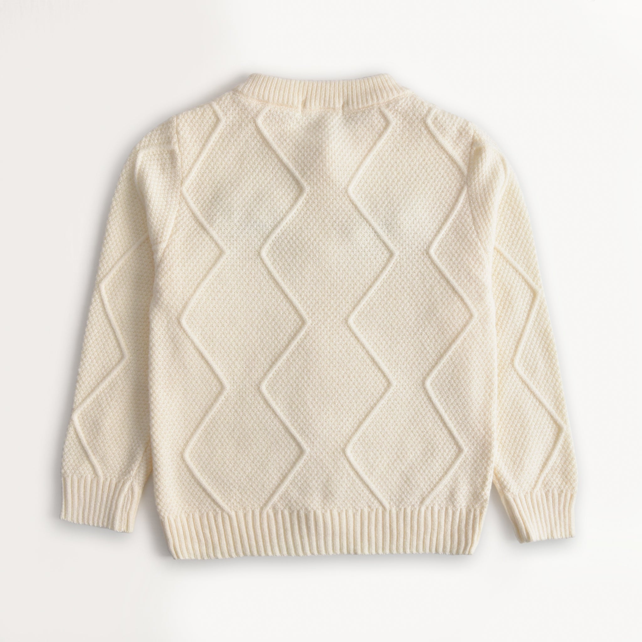 Bow Off-White Cardigan