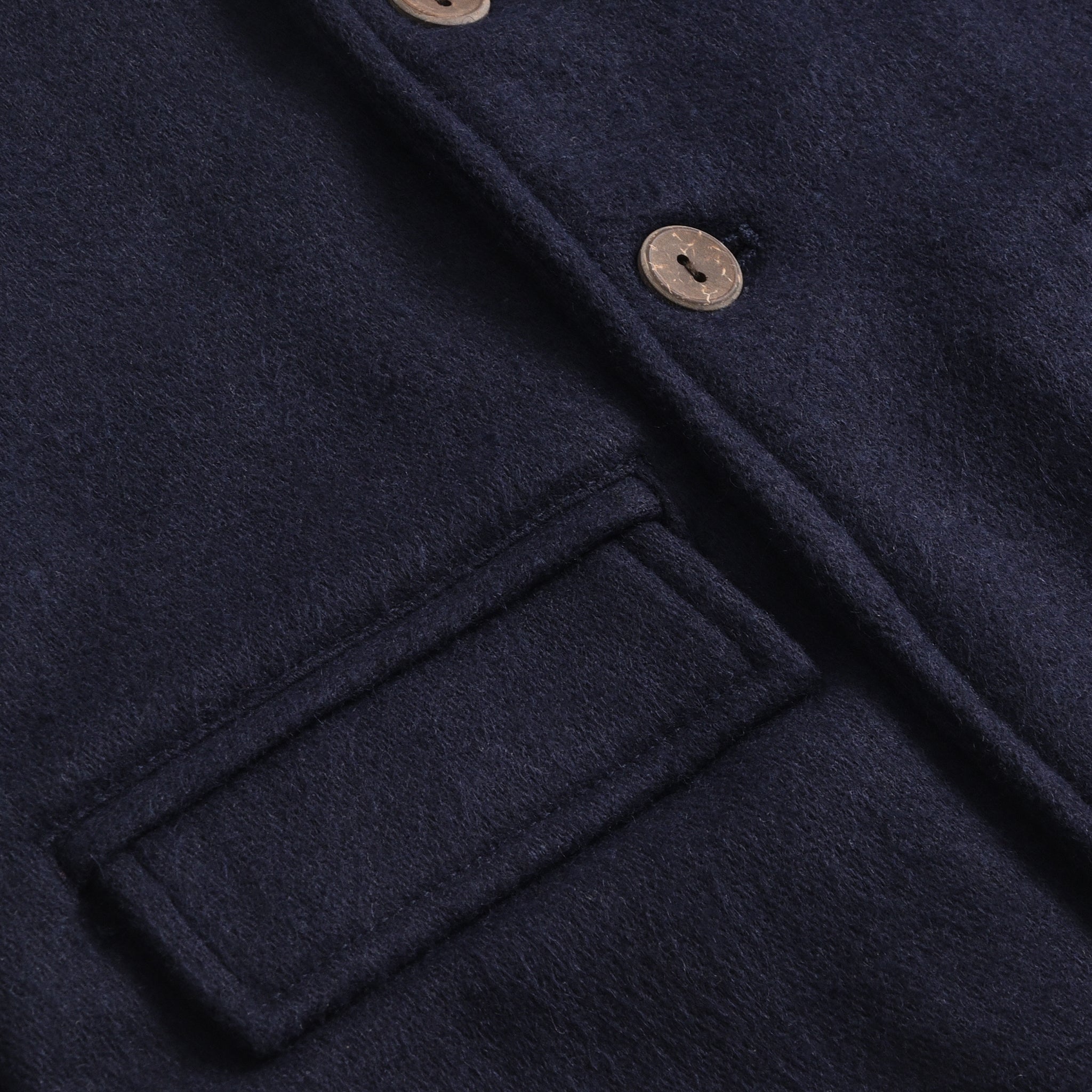 Navy Blue Long Coat