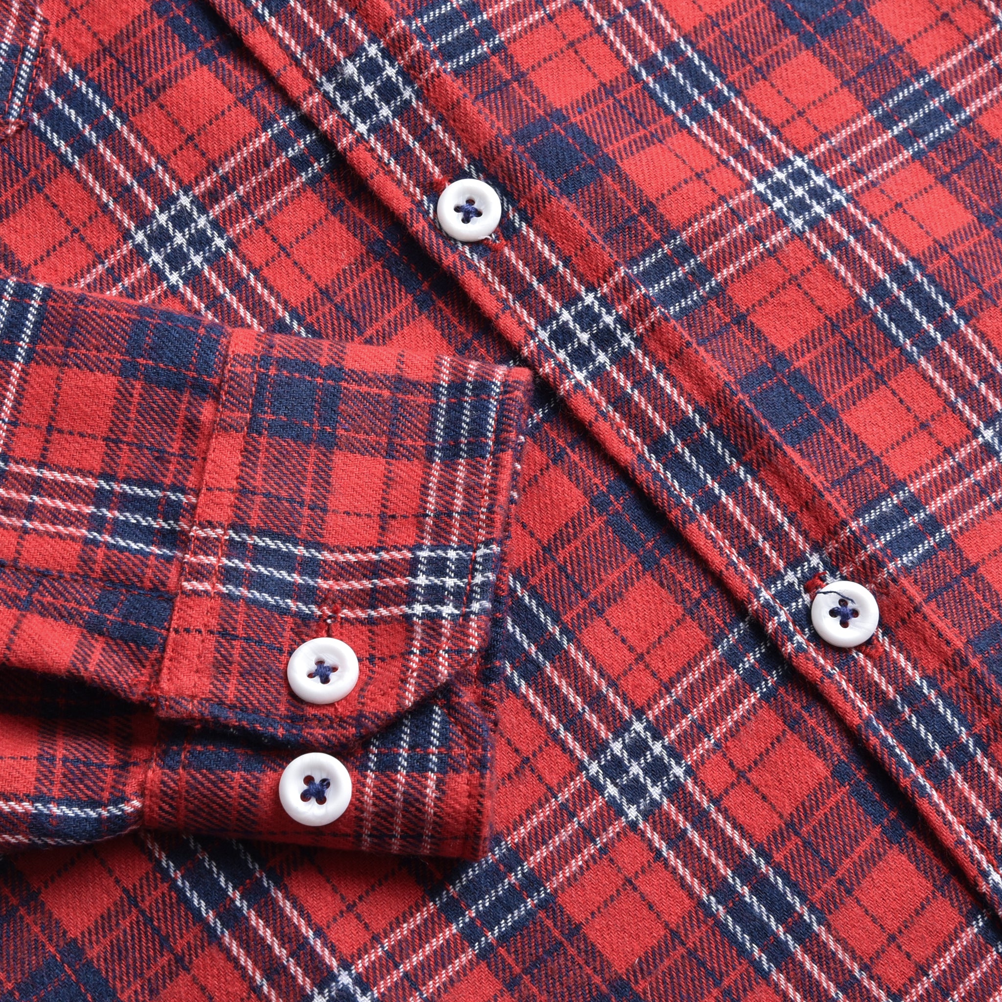 Red & Blue Flannel Shirt