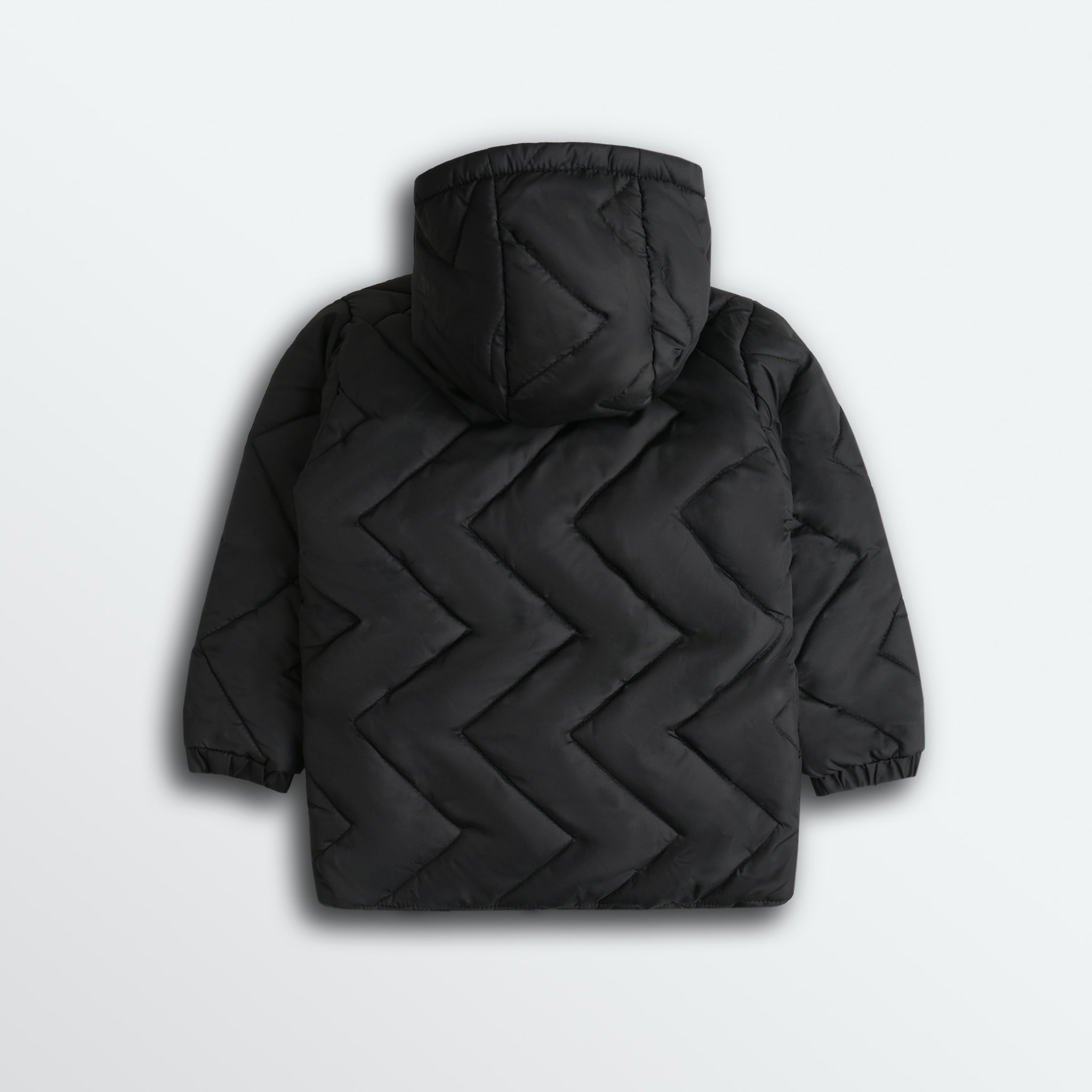 Jet Black Puffer Jacket