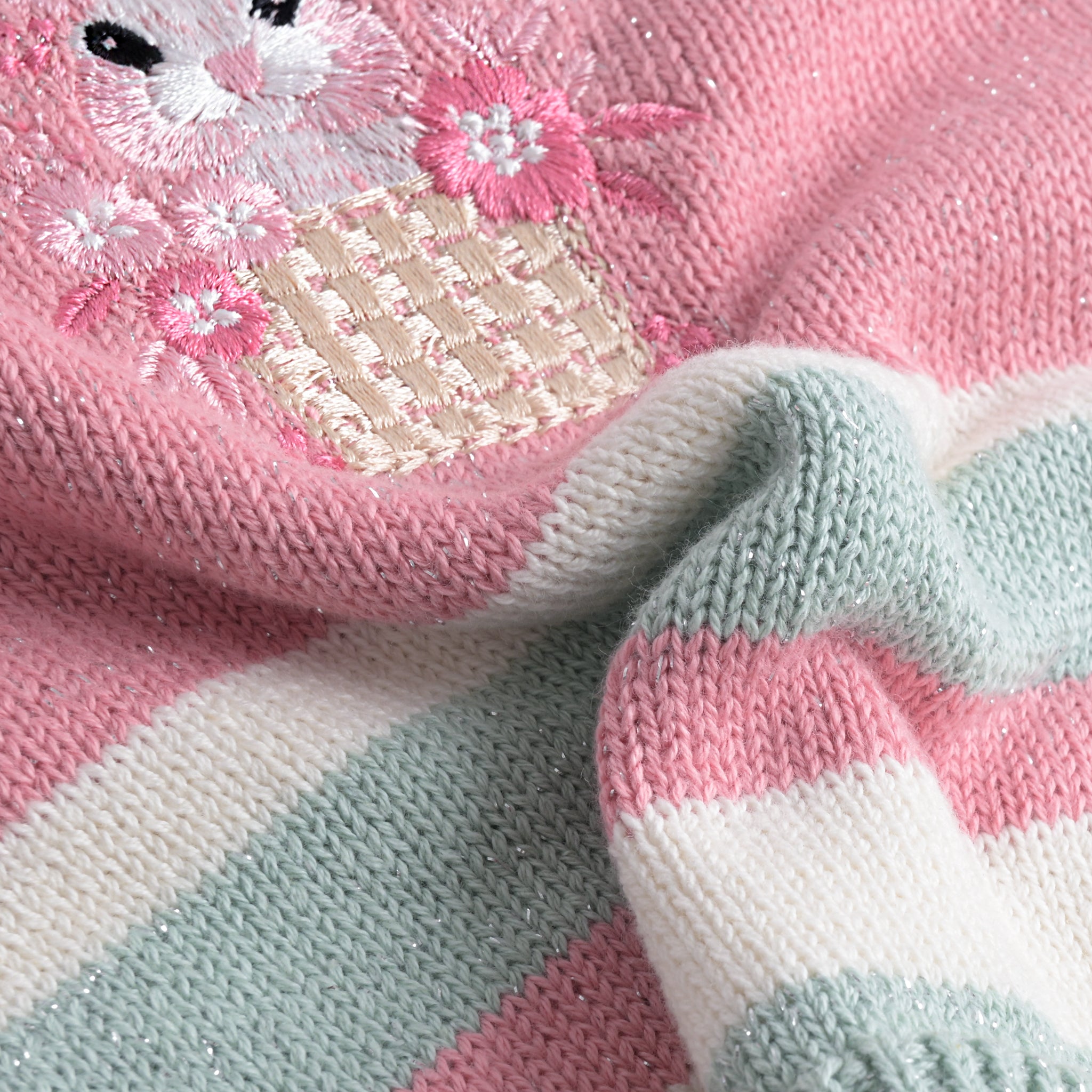 Little Bunny Knitted Sweater Set (2pc)