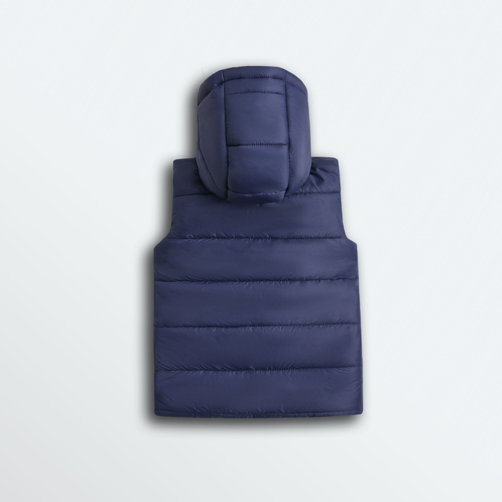Royal Blue Sleevesless Puffer Jacket