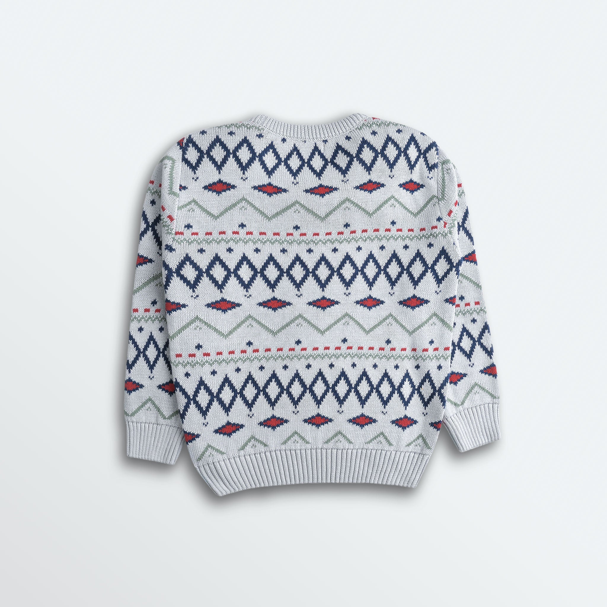 Jacquard Multi Colored Sweater
