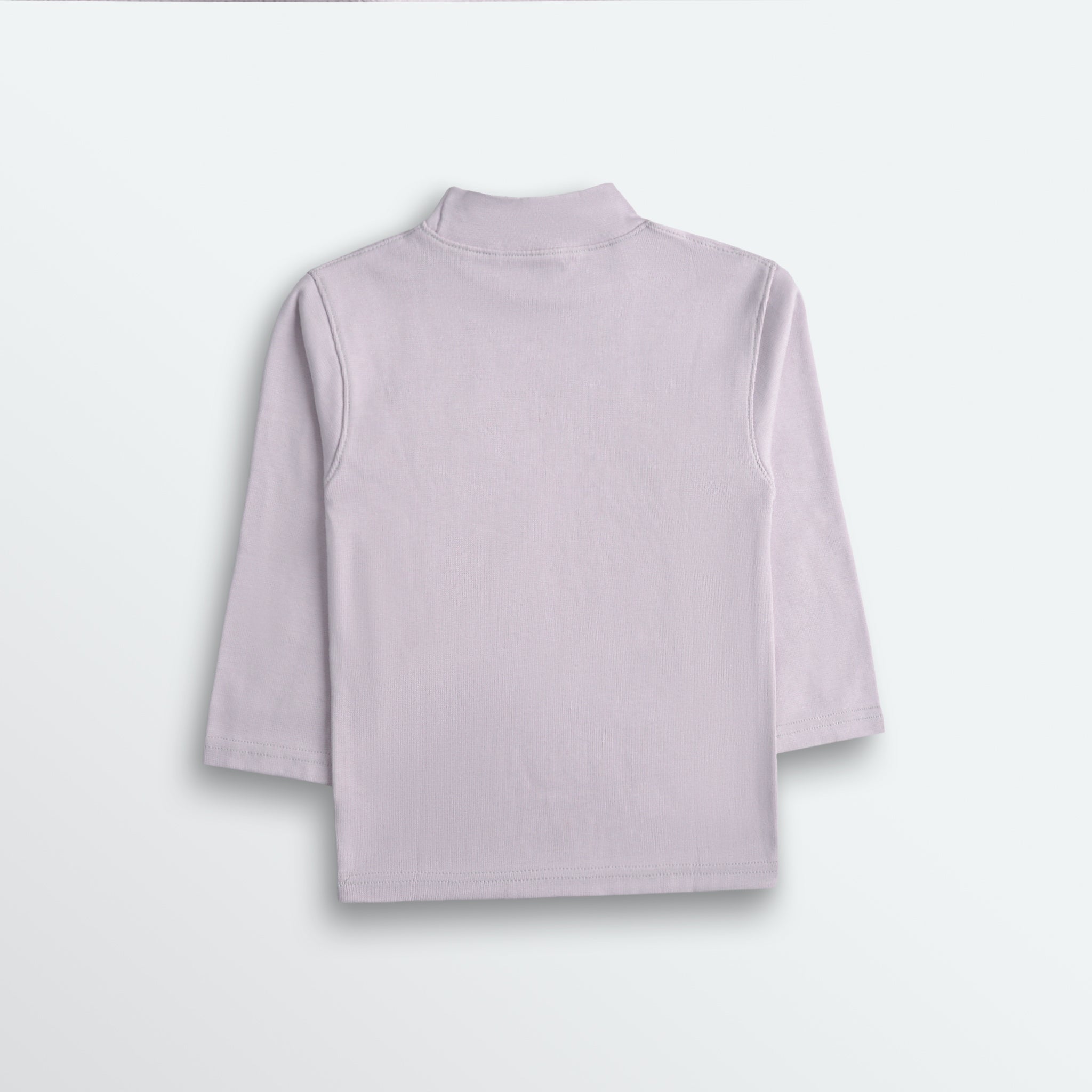 Pastel Lilac Mock Neck