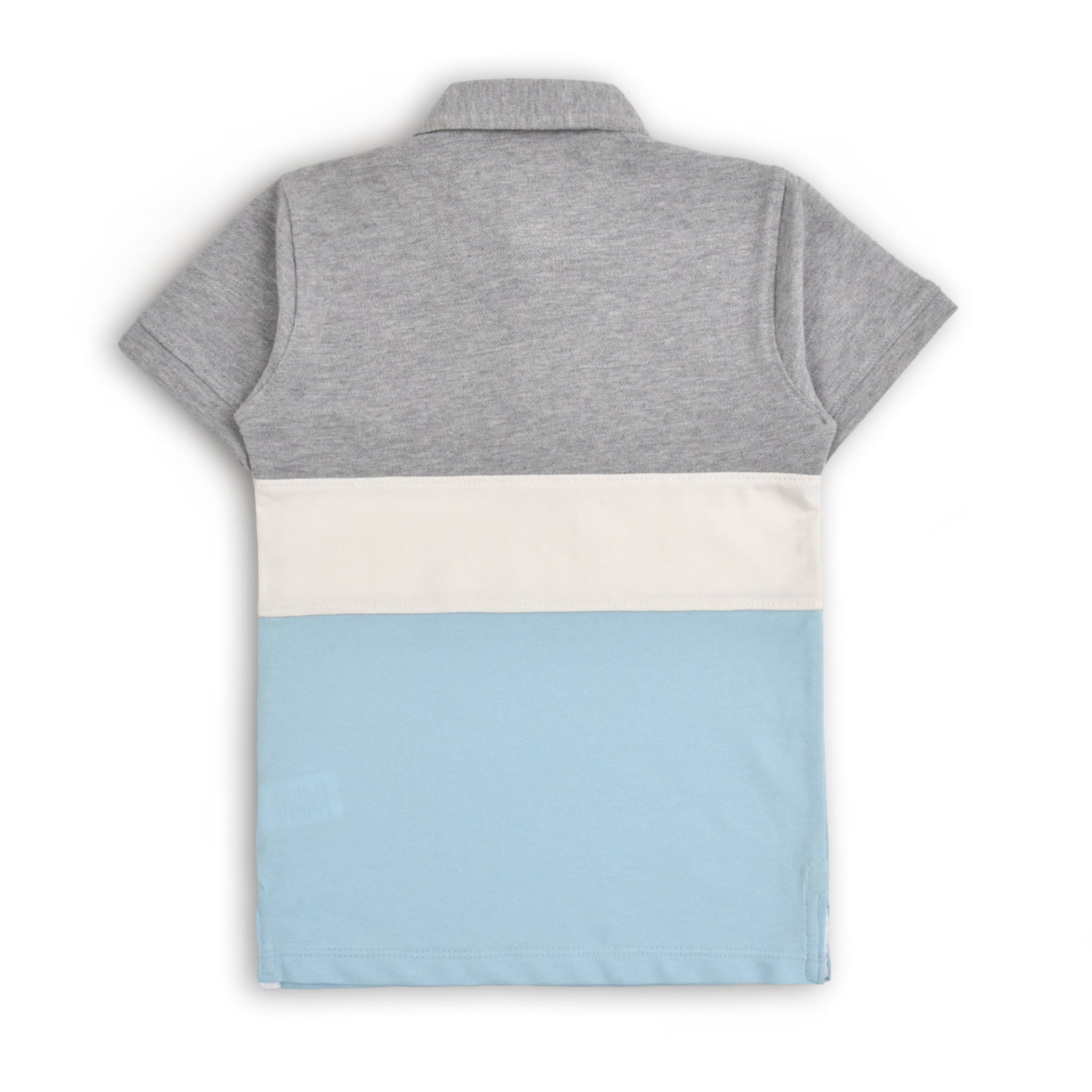 Sky & Grey Polo Shirt