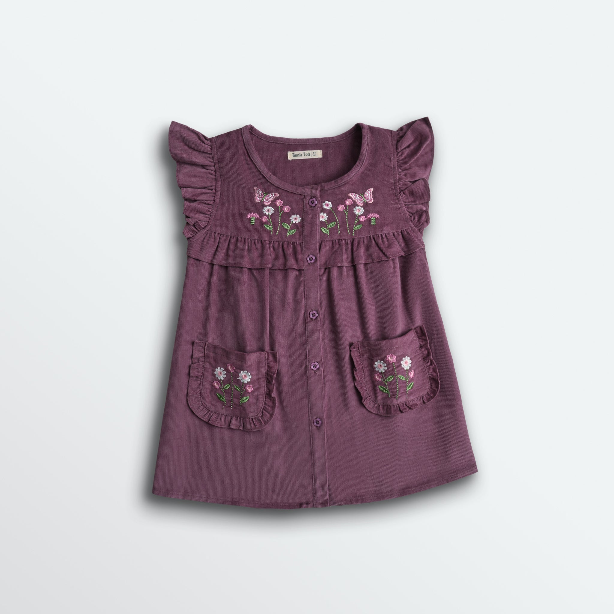 The Peony Corduroy Dress (2pc)