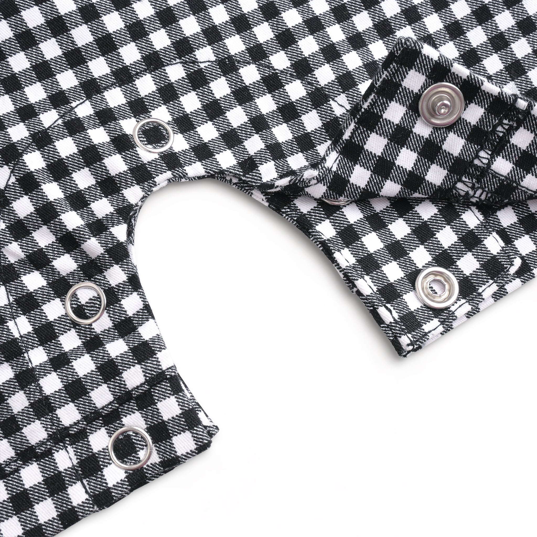 Checkered Romper Set (2pc)