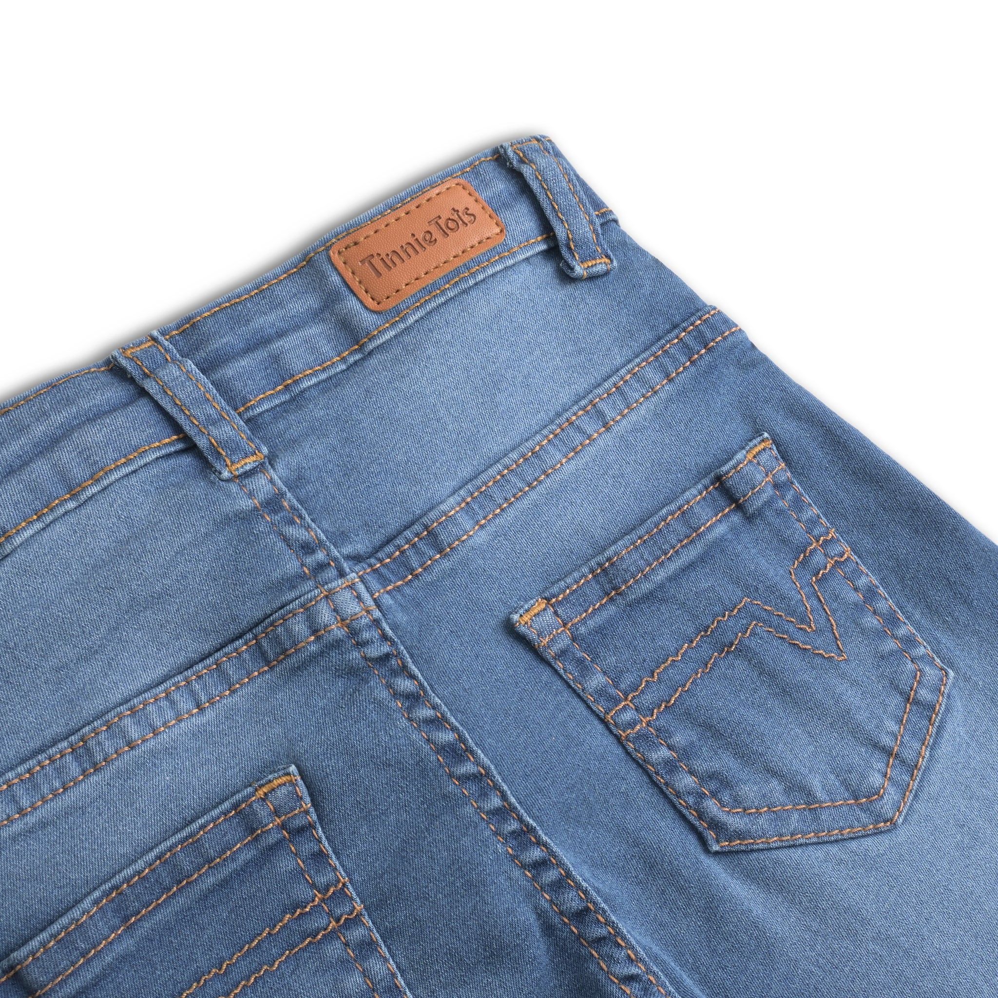 Light Wash Denim Shorts