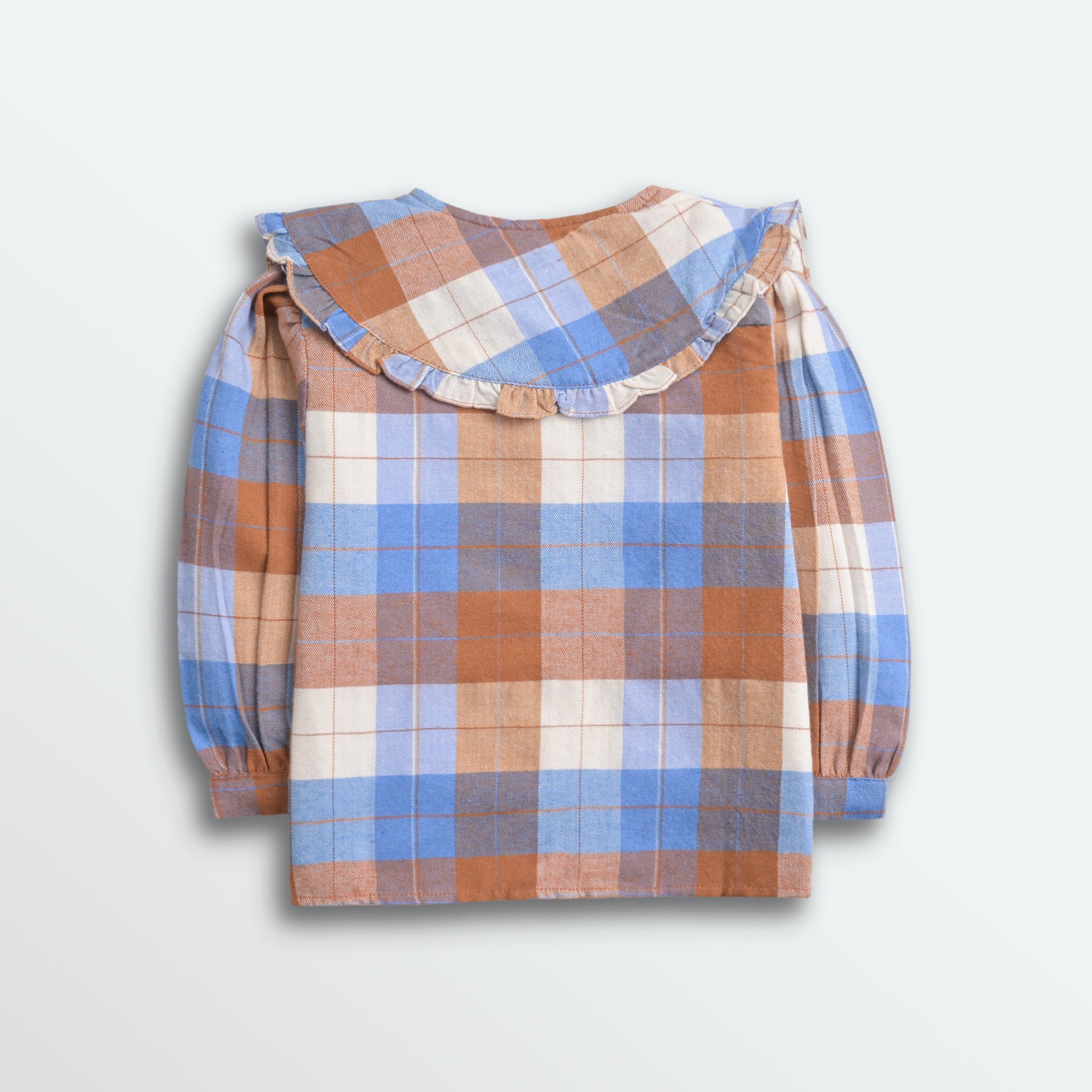 Oxford Checkered Flannel Top