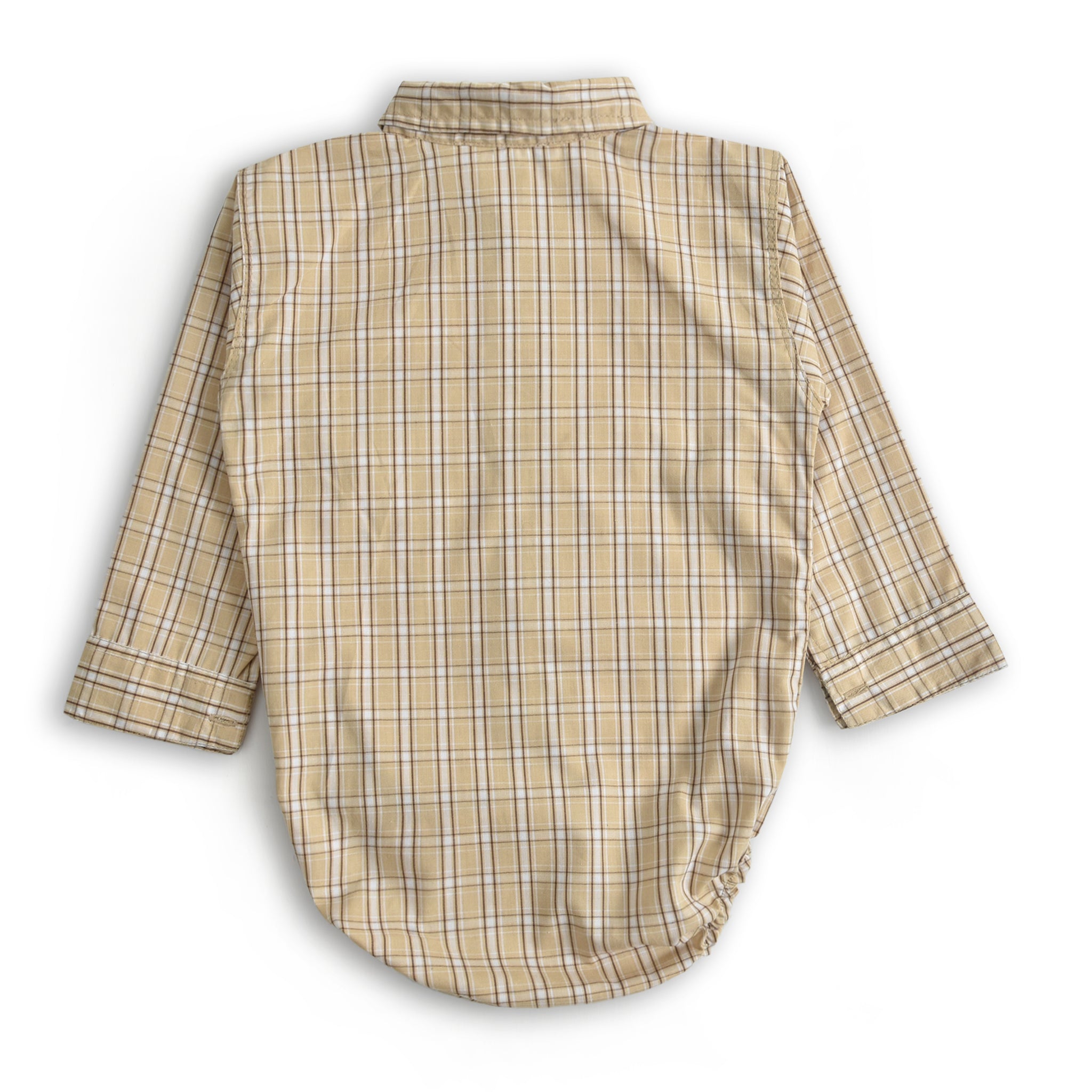 Checkered Romper Shirt