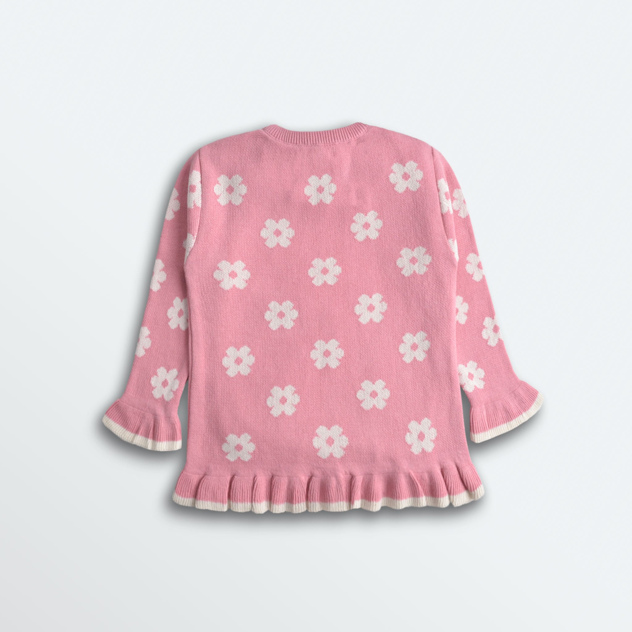 Floral Jacquard Knit Sweater