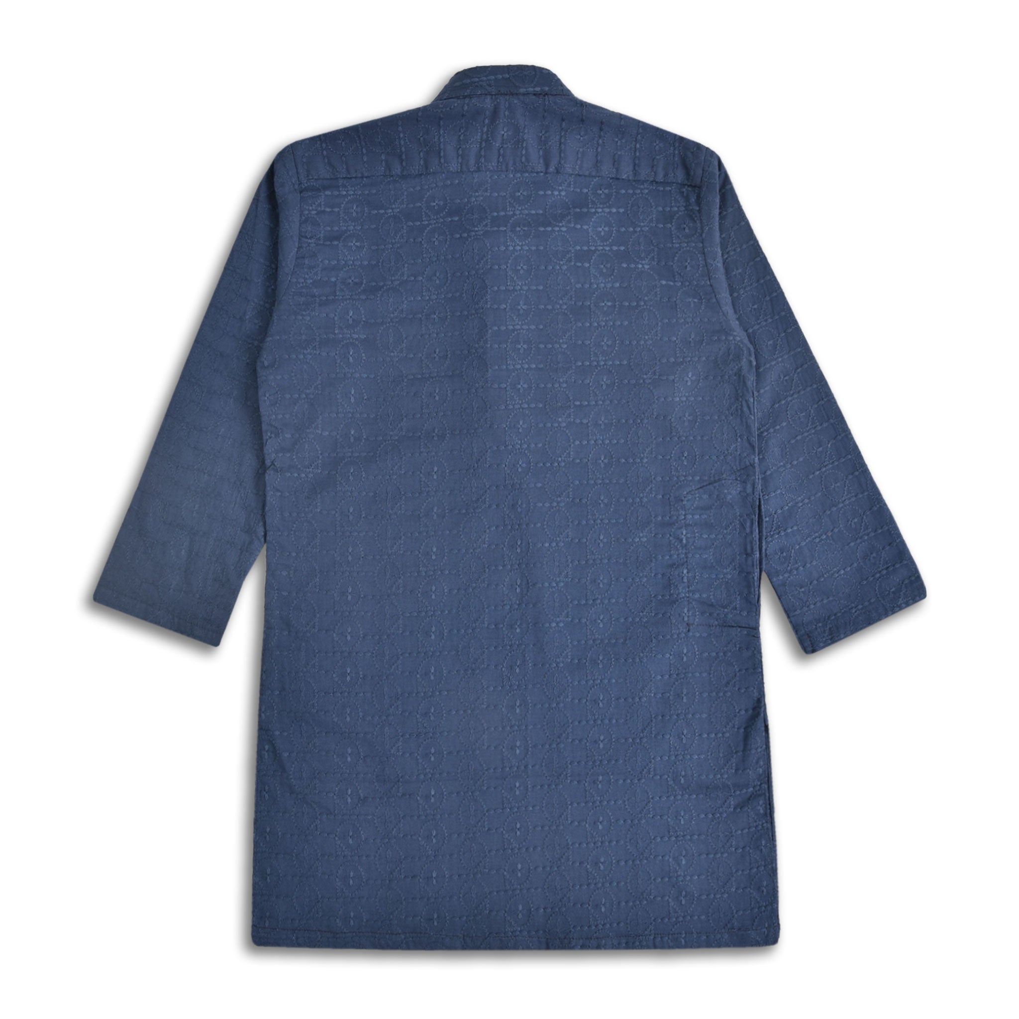 Blue Embroidered Kurta