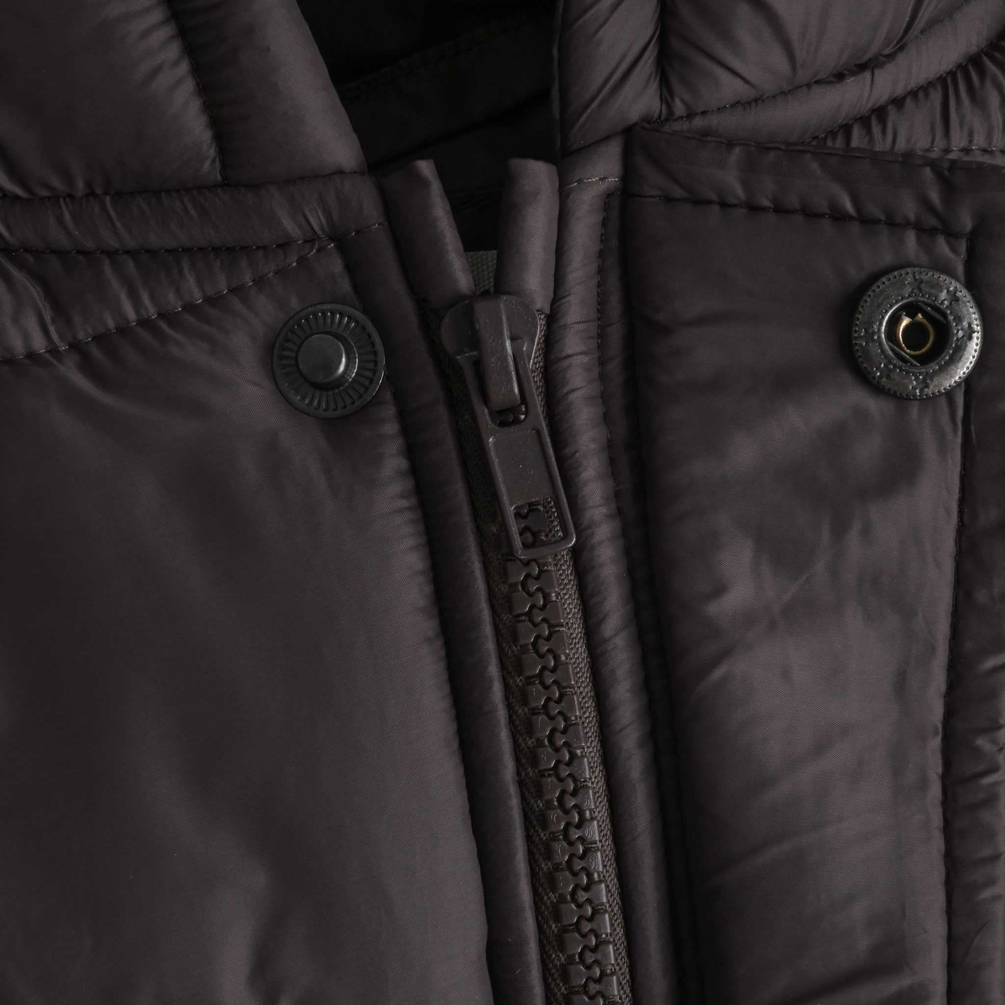 Dark Brown Puffer Jacket