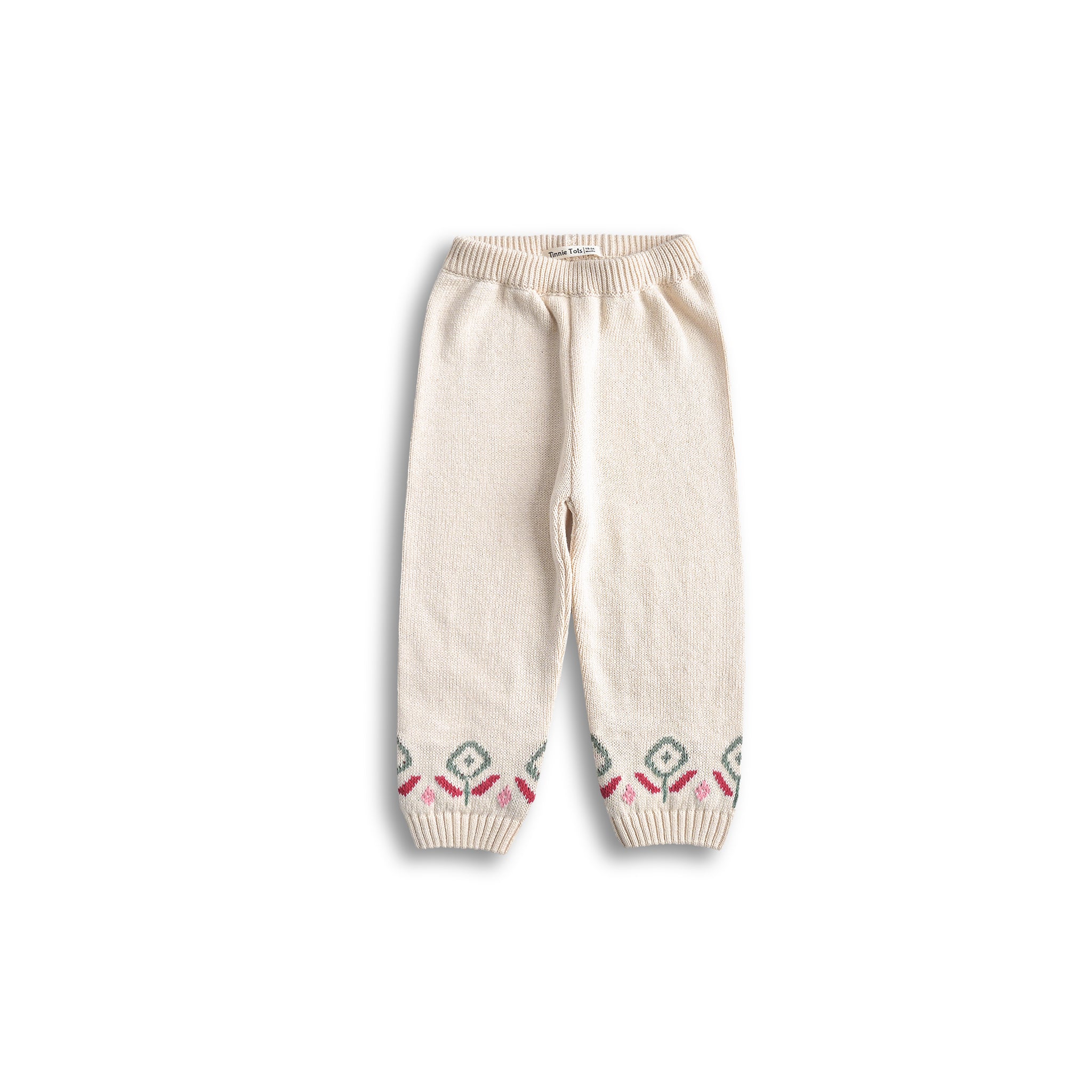 Floral Jacquard Knitted Sweater Set (2pc)