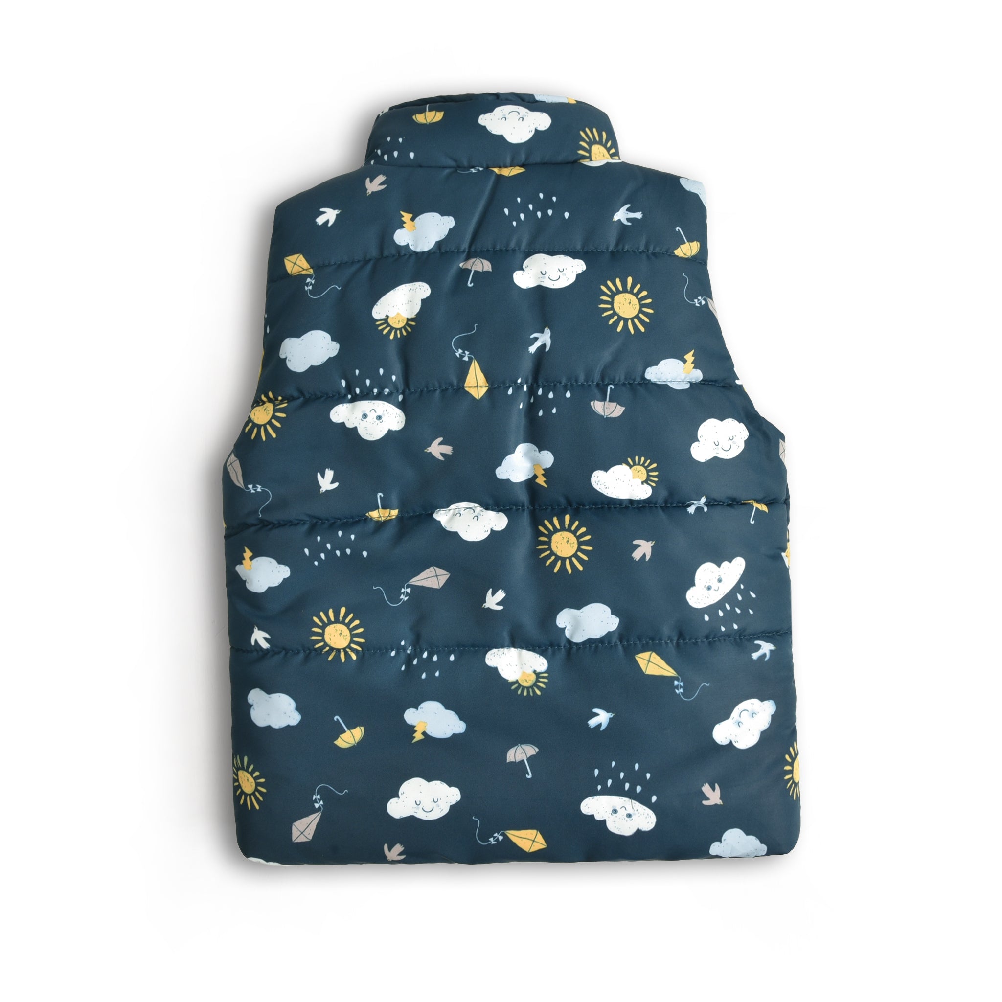 Little World Sleeveless Puffer Jacket