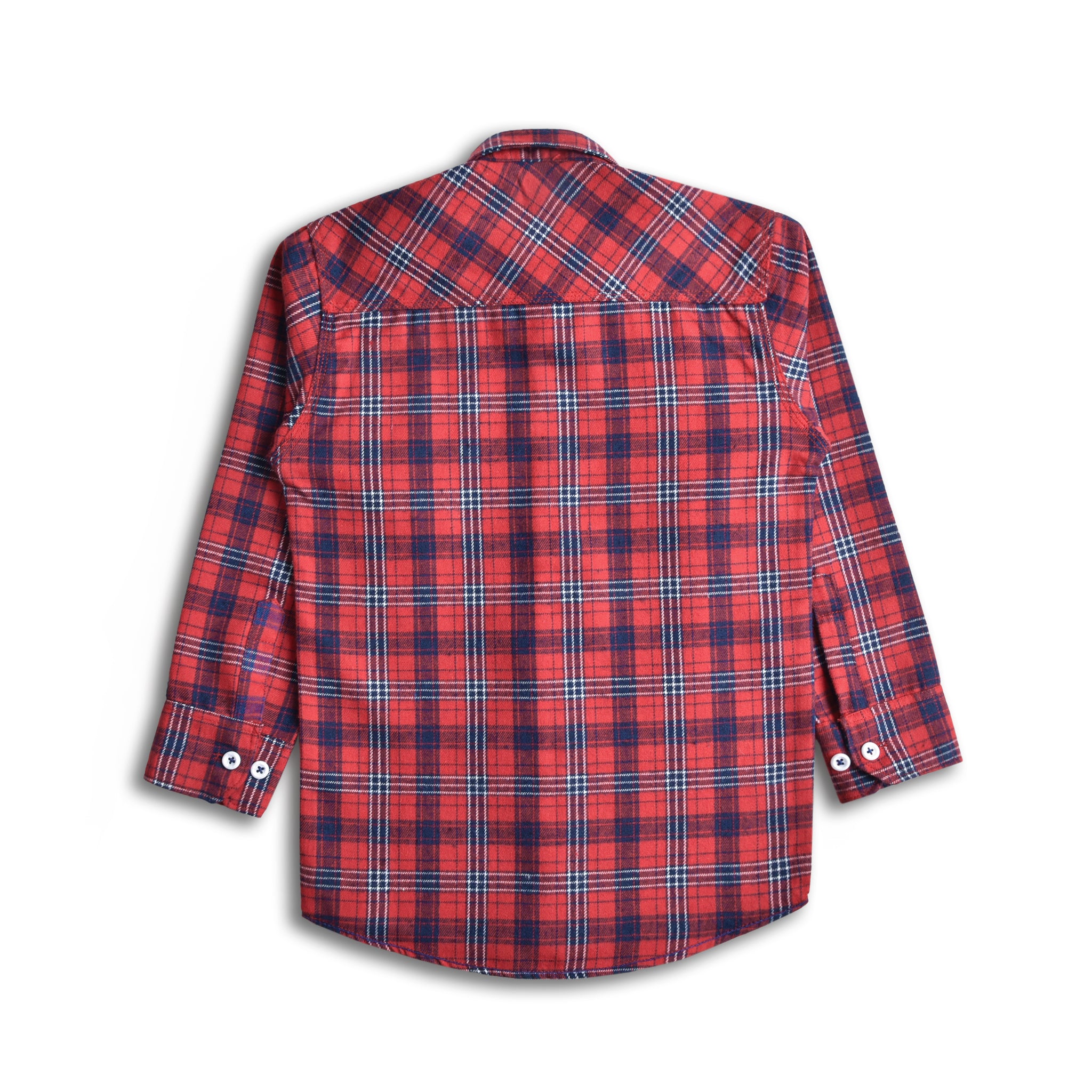 Red & Blue Flannel Shirt