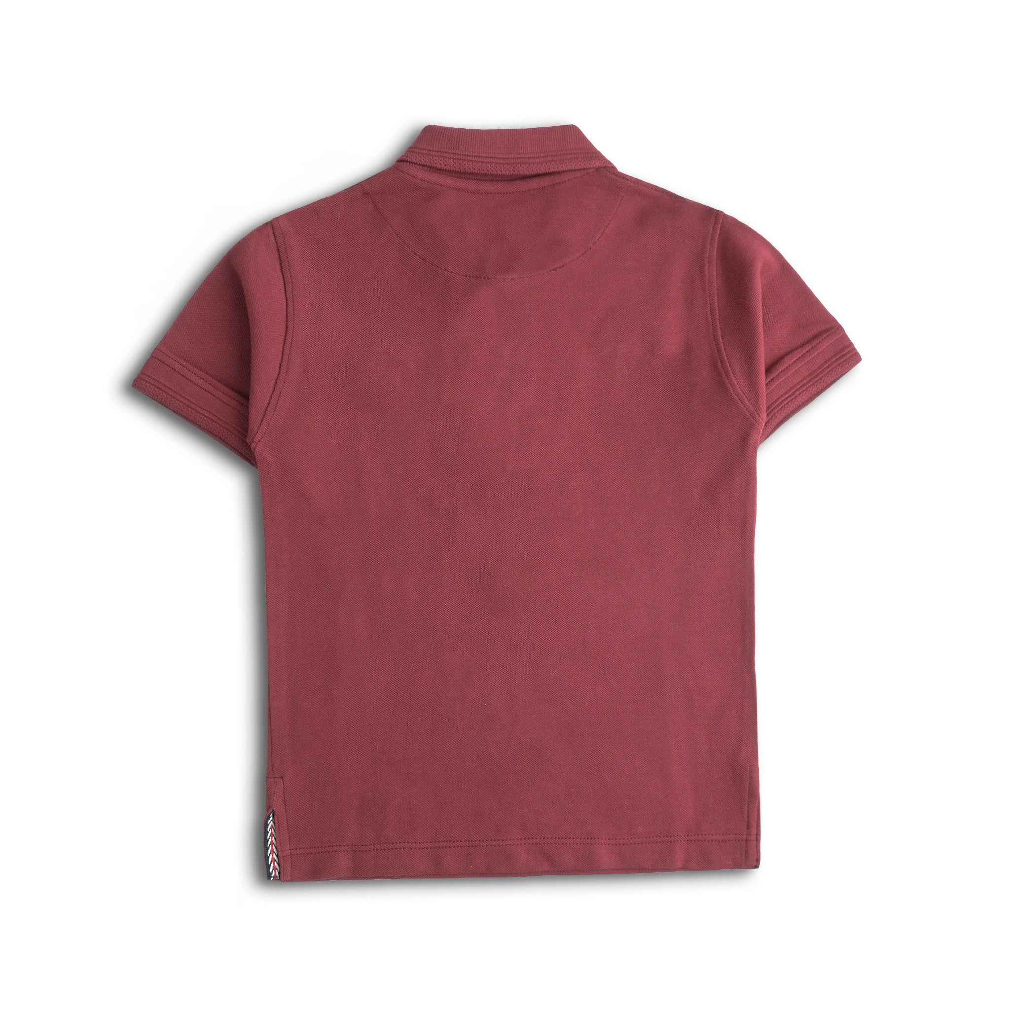 Maroon Palm Trees Polo Shirt