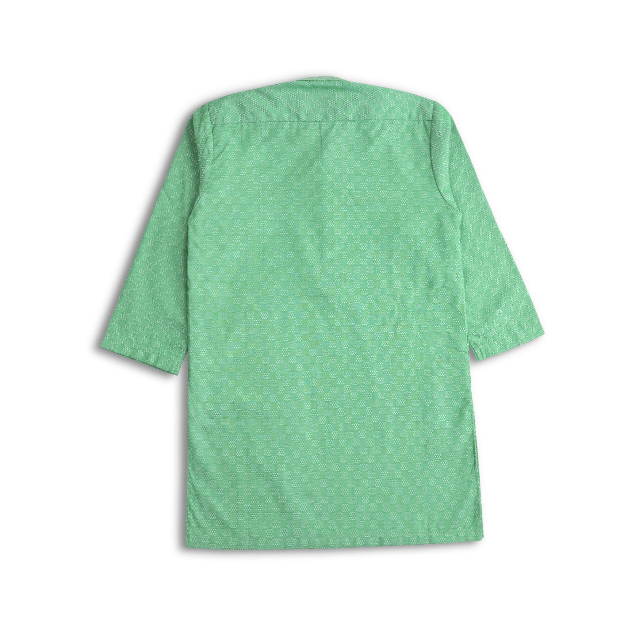Green Cotton Dobby Kurta