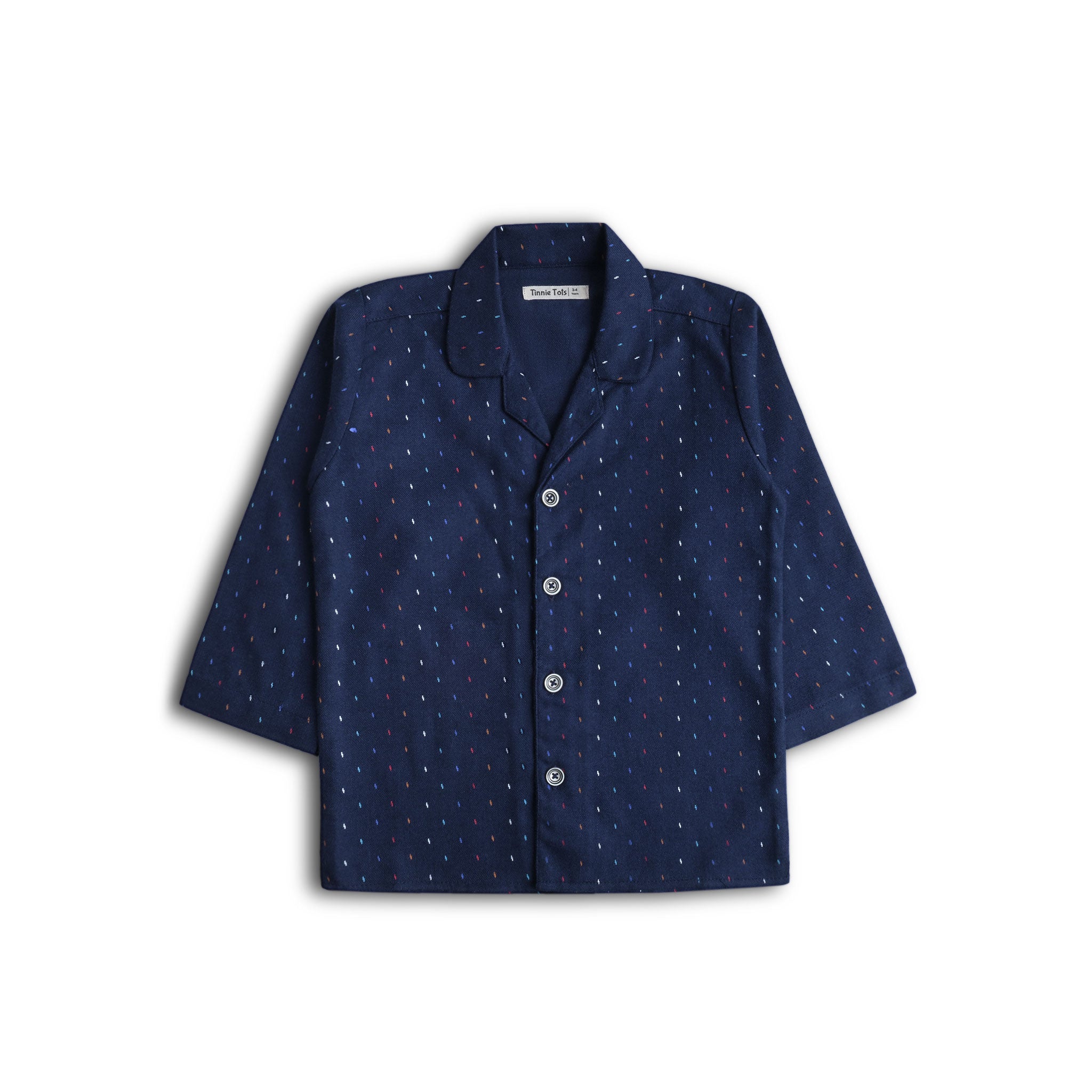 Navy Flannel Pajamas