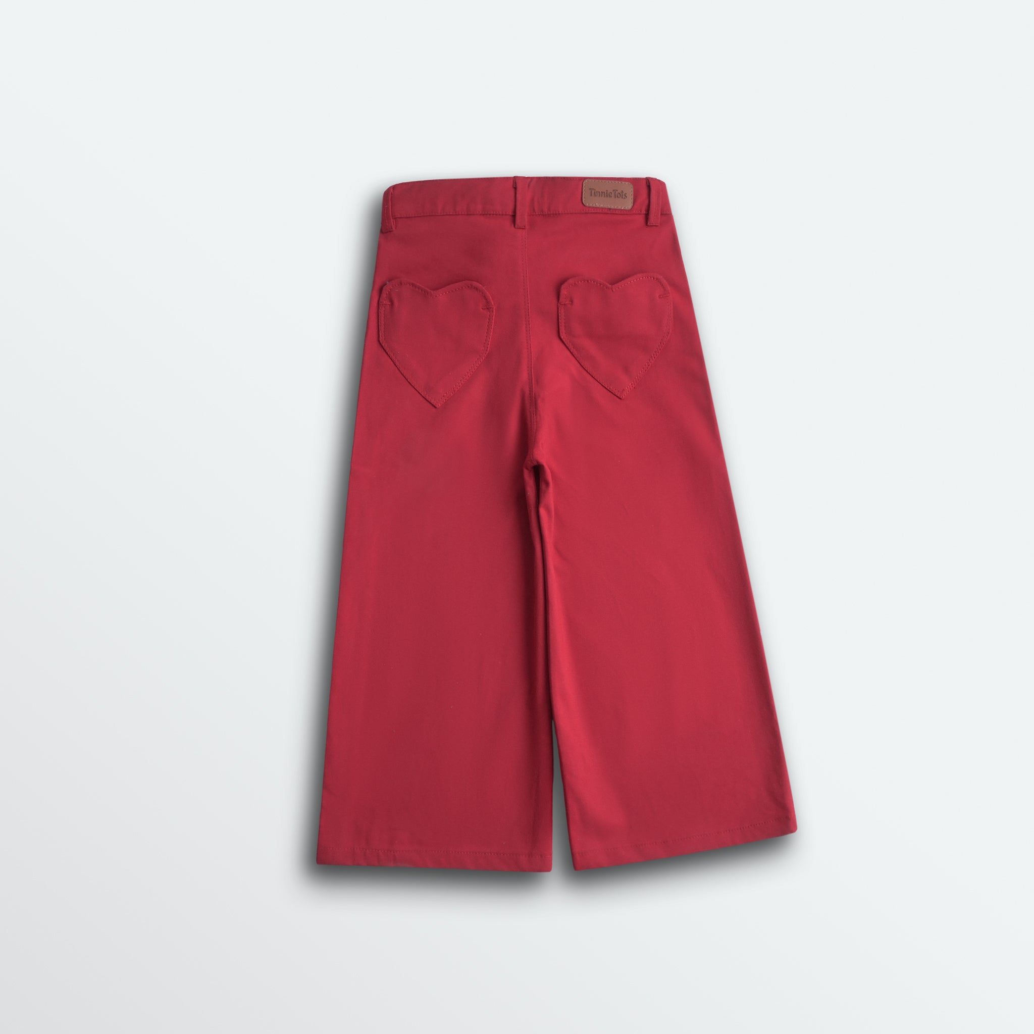 Scarlet Red Wide Leg Pants