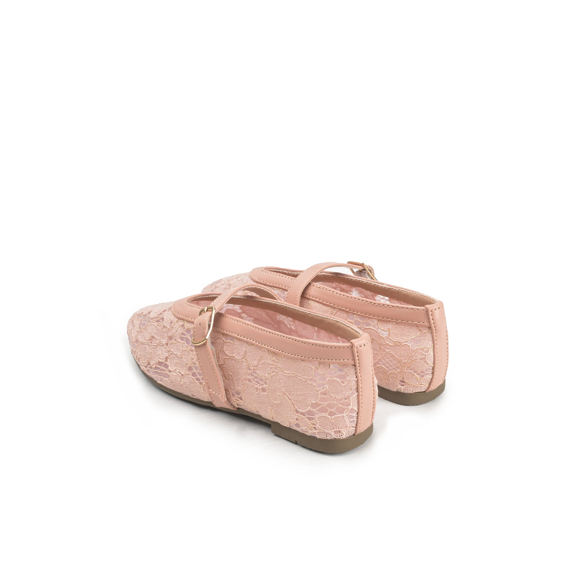 Nude Pink Embellished Alaia Pumps