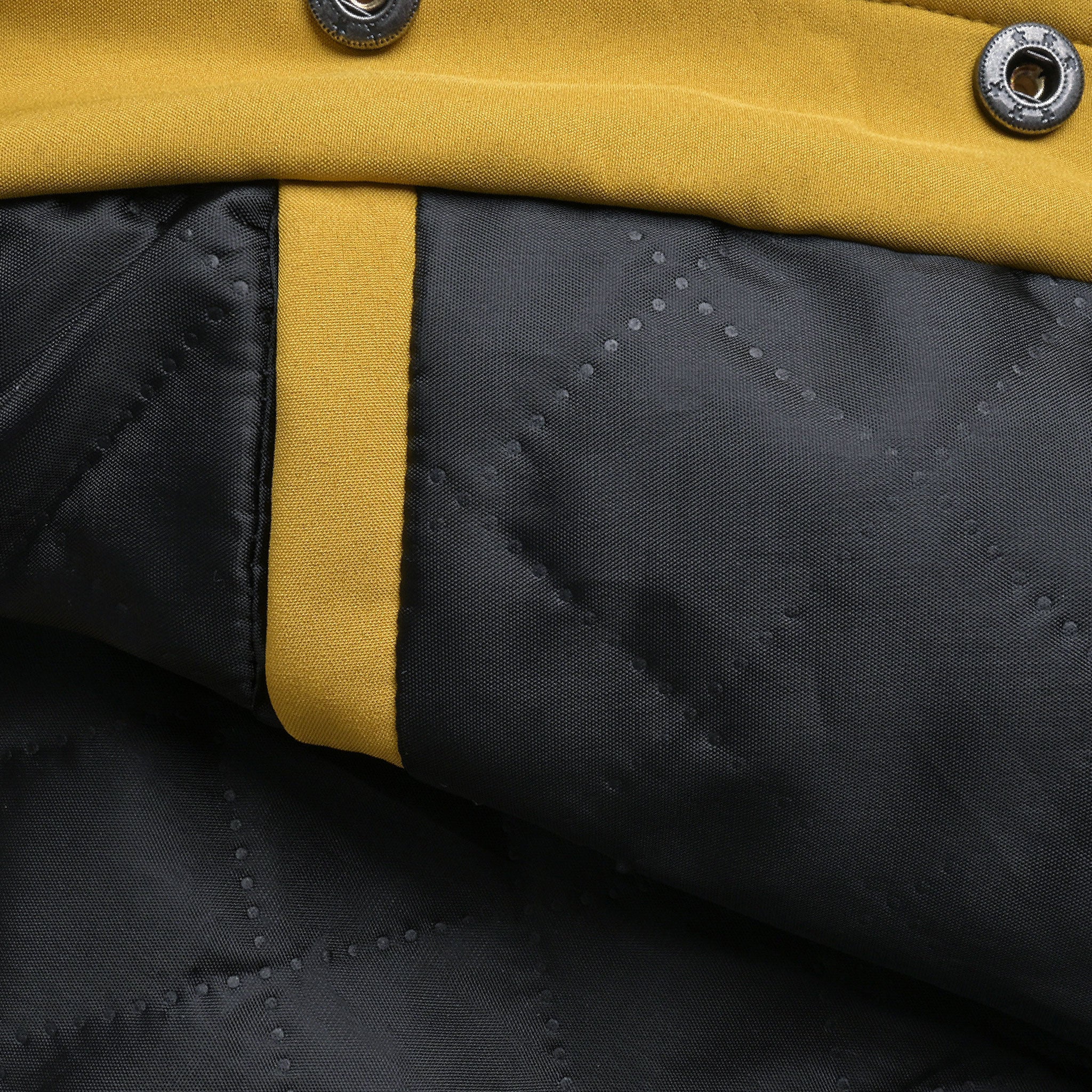 Mustard Bomber Quilted Jacket