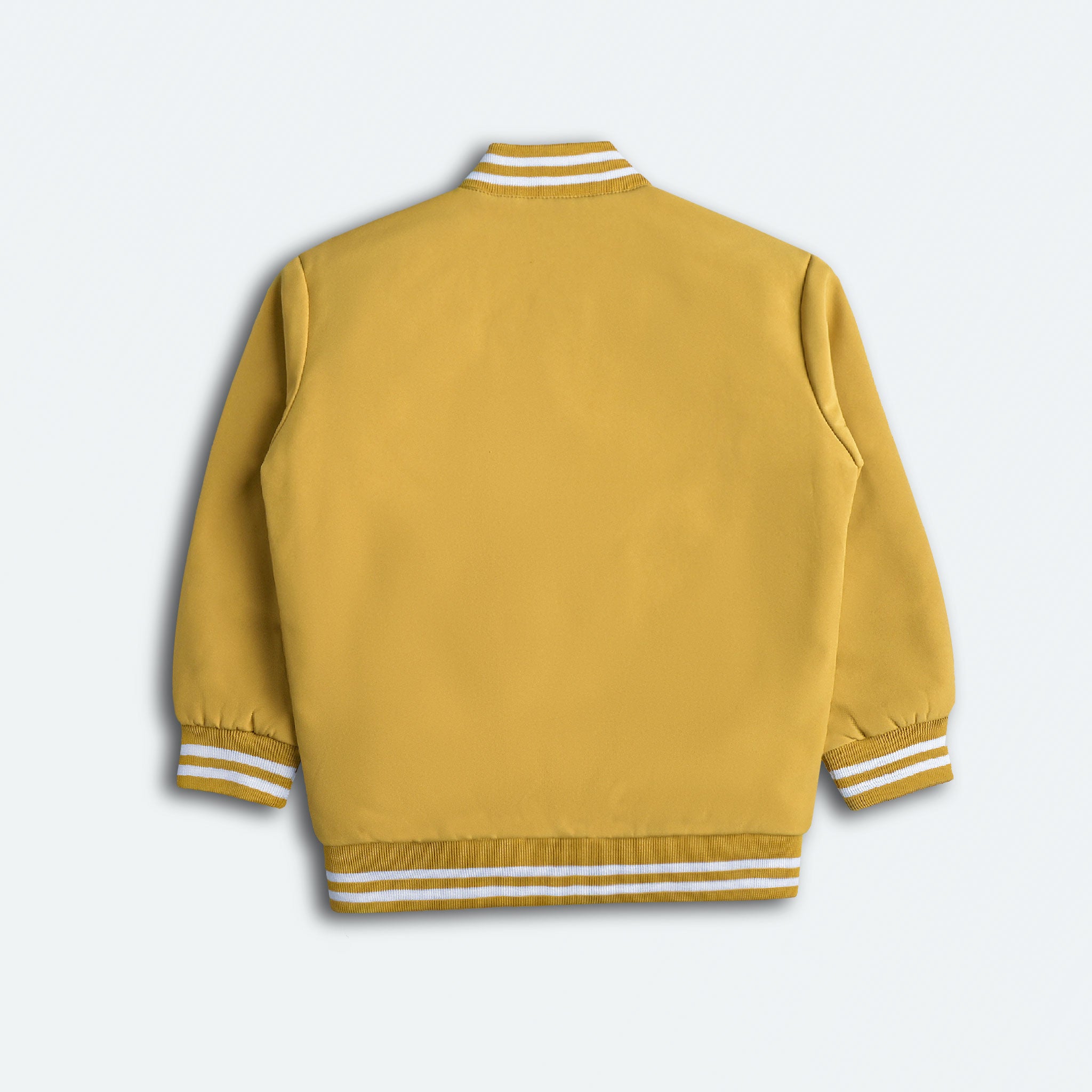 Mustard Bomber Quilted Jacket