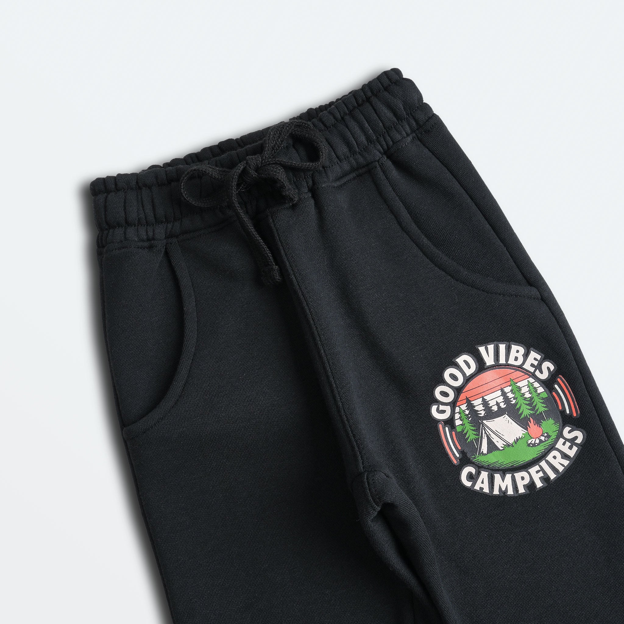 Camping Vibes Hooded Fleece 2Pc Set