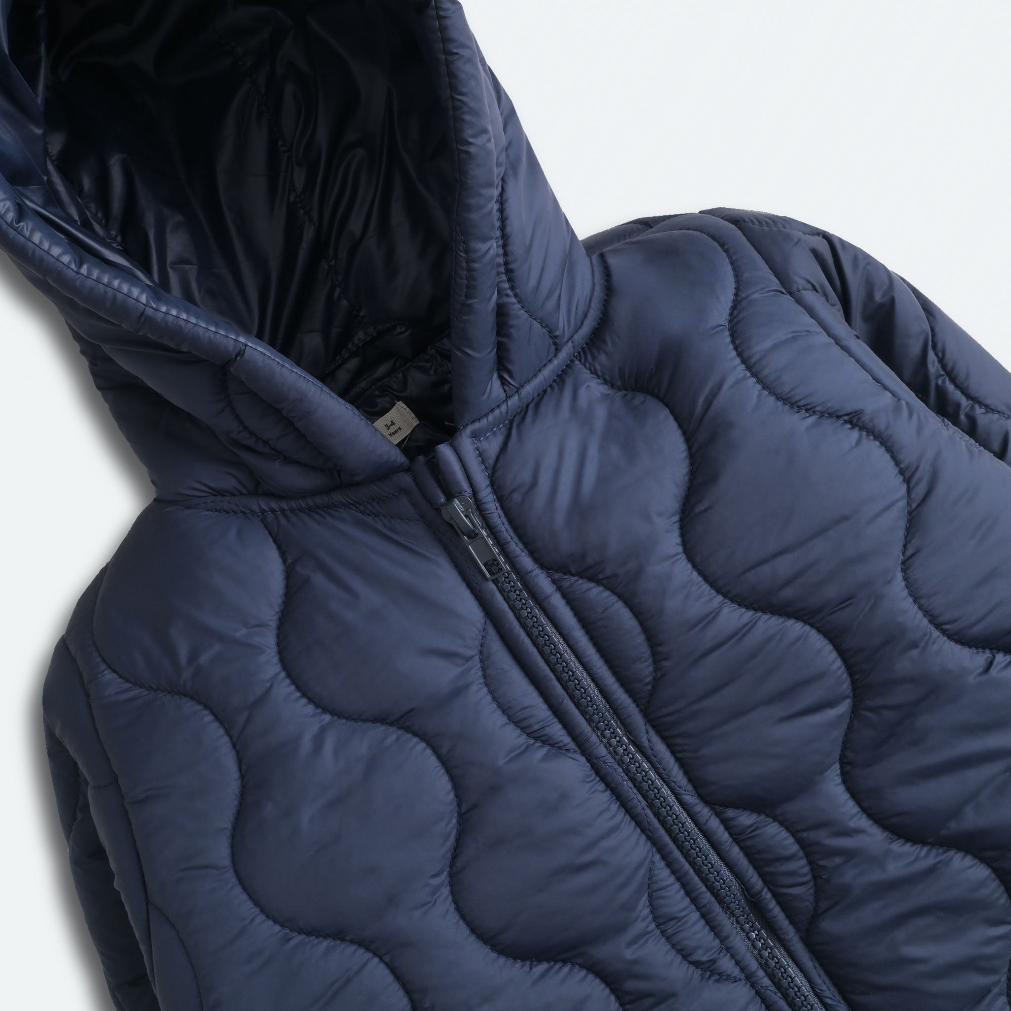 Navy Blue Puffer Jacket