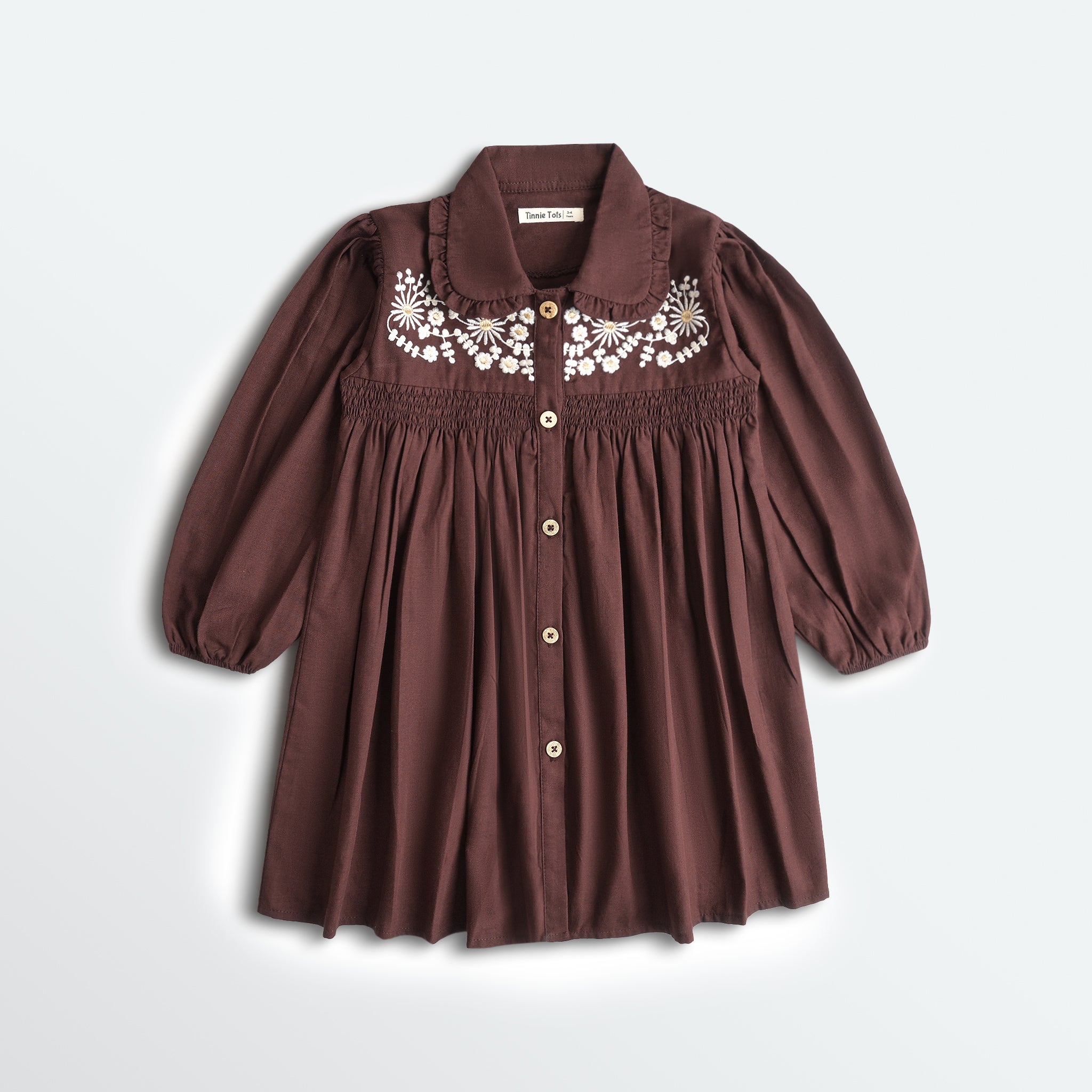 Elizabeth Floral Embroidered Dress