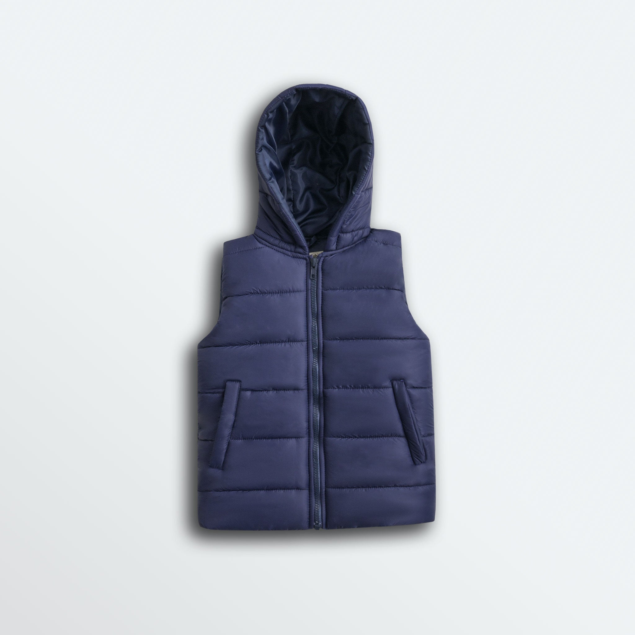 Royal Blue Sleevesless Puffer Jacket