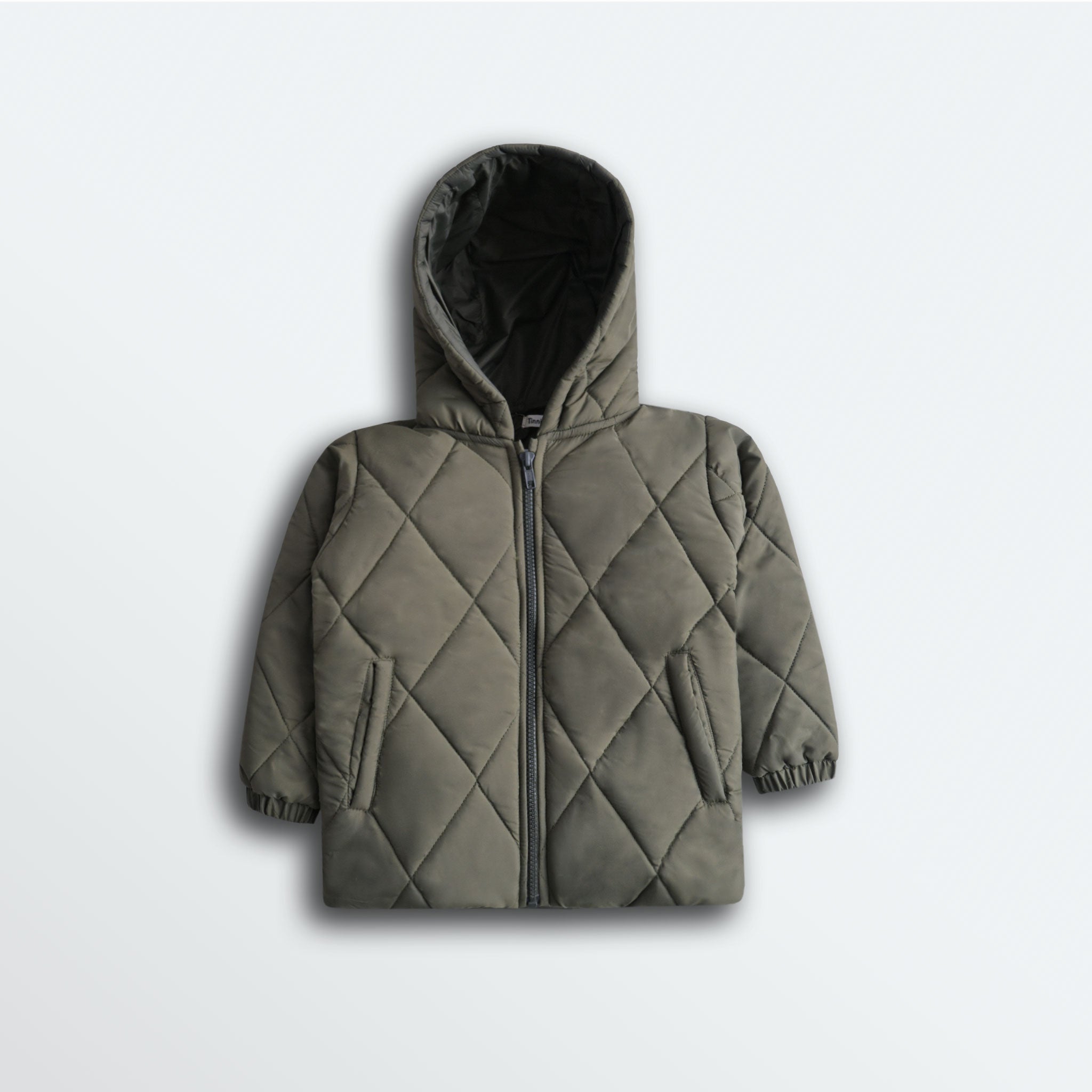 Olive Green Puffer Jacket