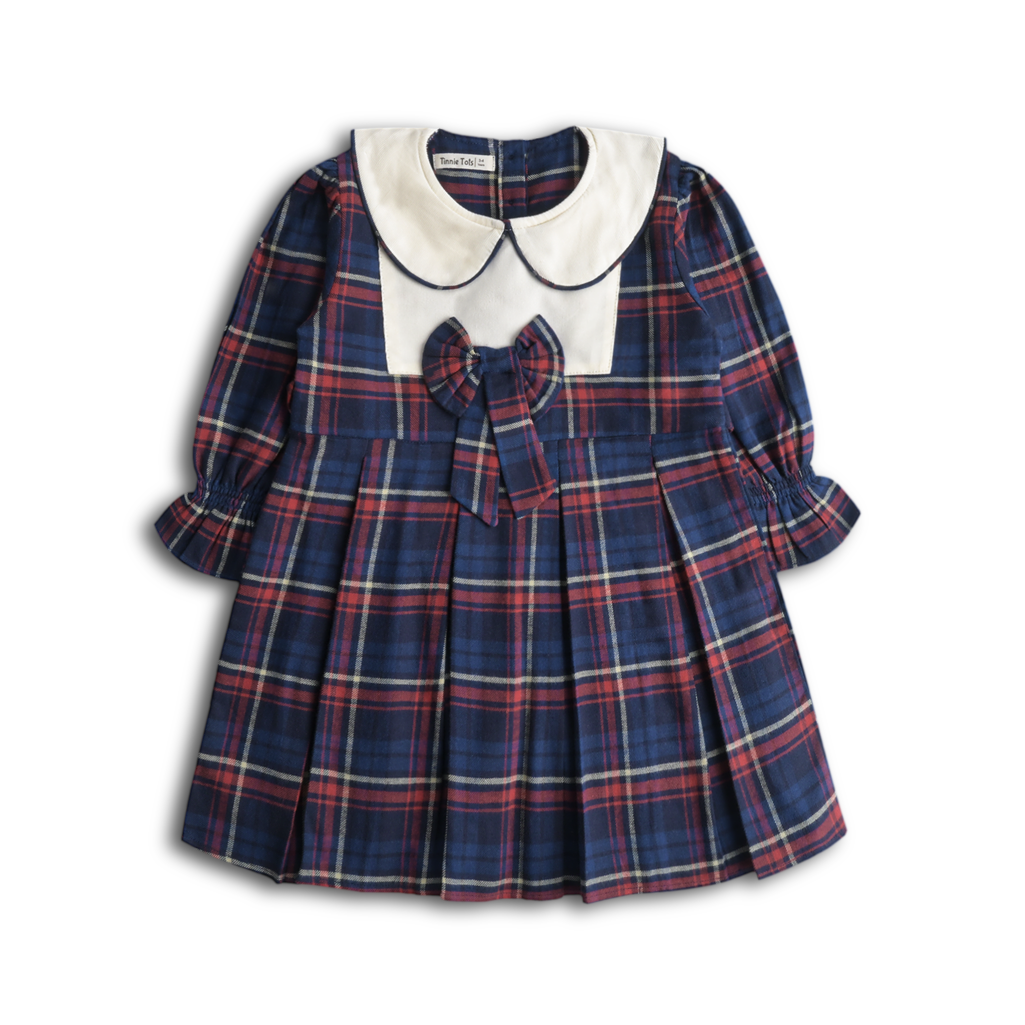 Blossom Plaided Flannel Dresss