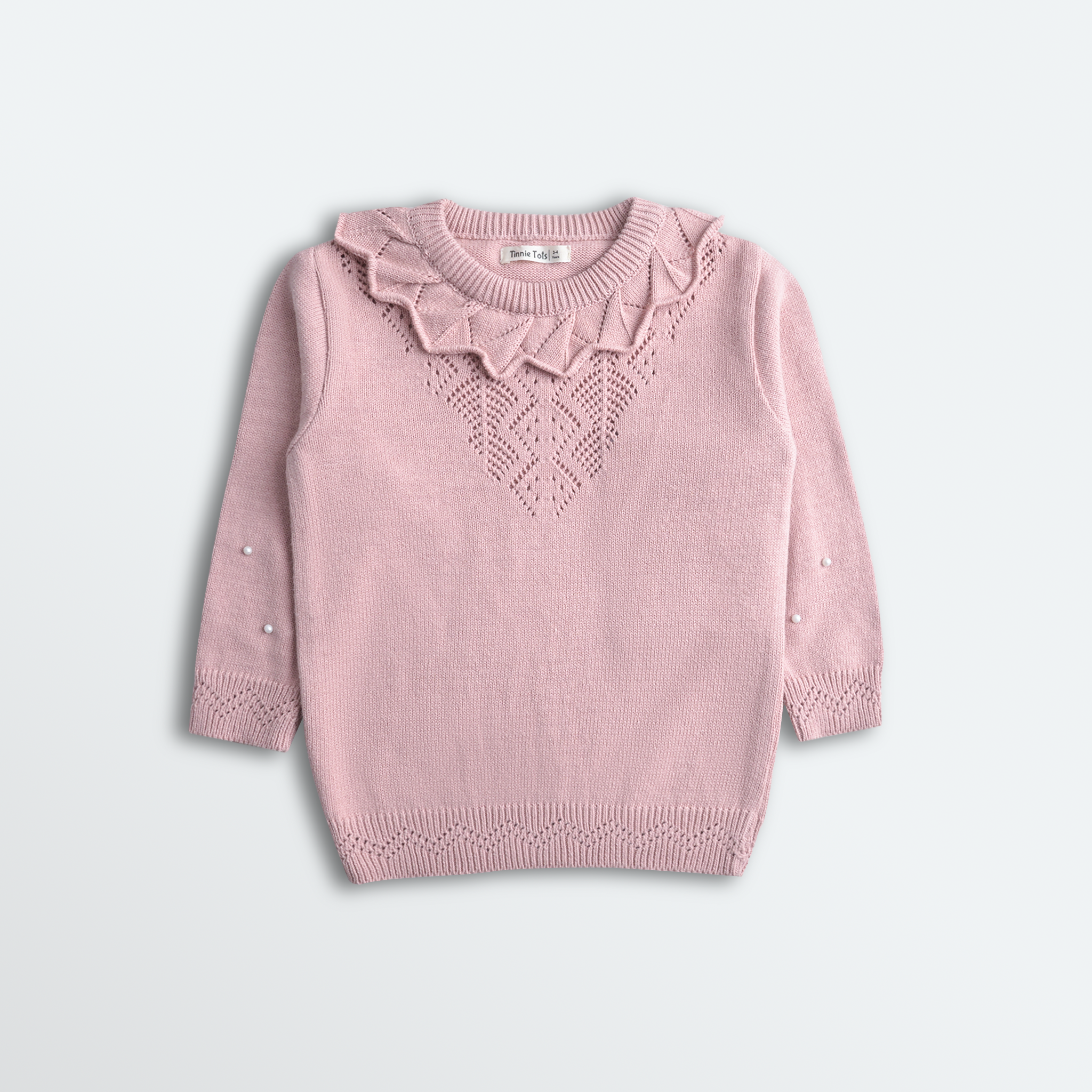 Powder Pink Elegant Sweater